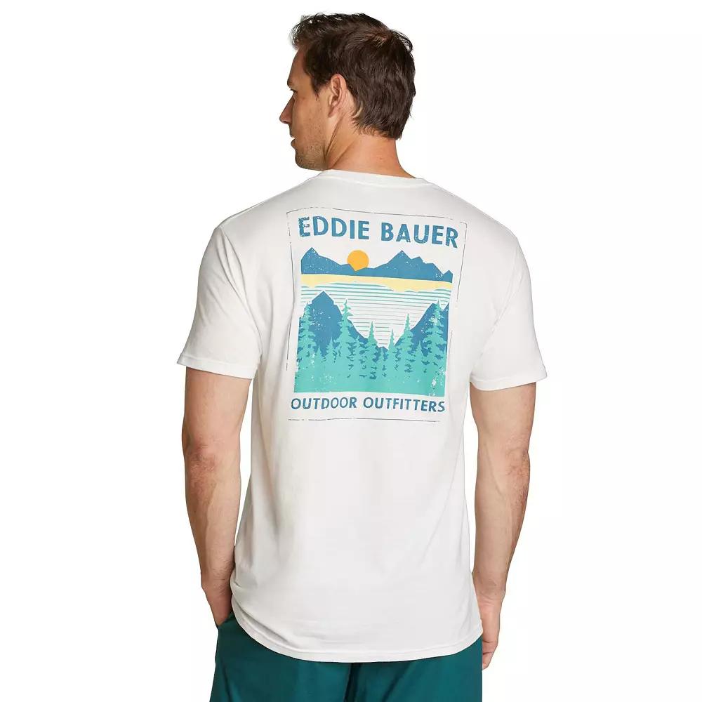 Men's Eddie Bauer Graphic Tee, Size: Small, Off White Product Image