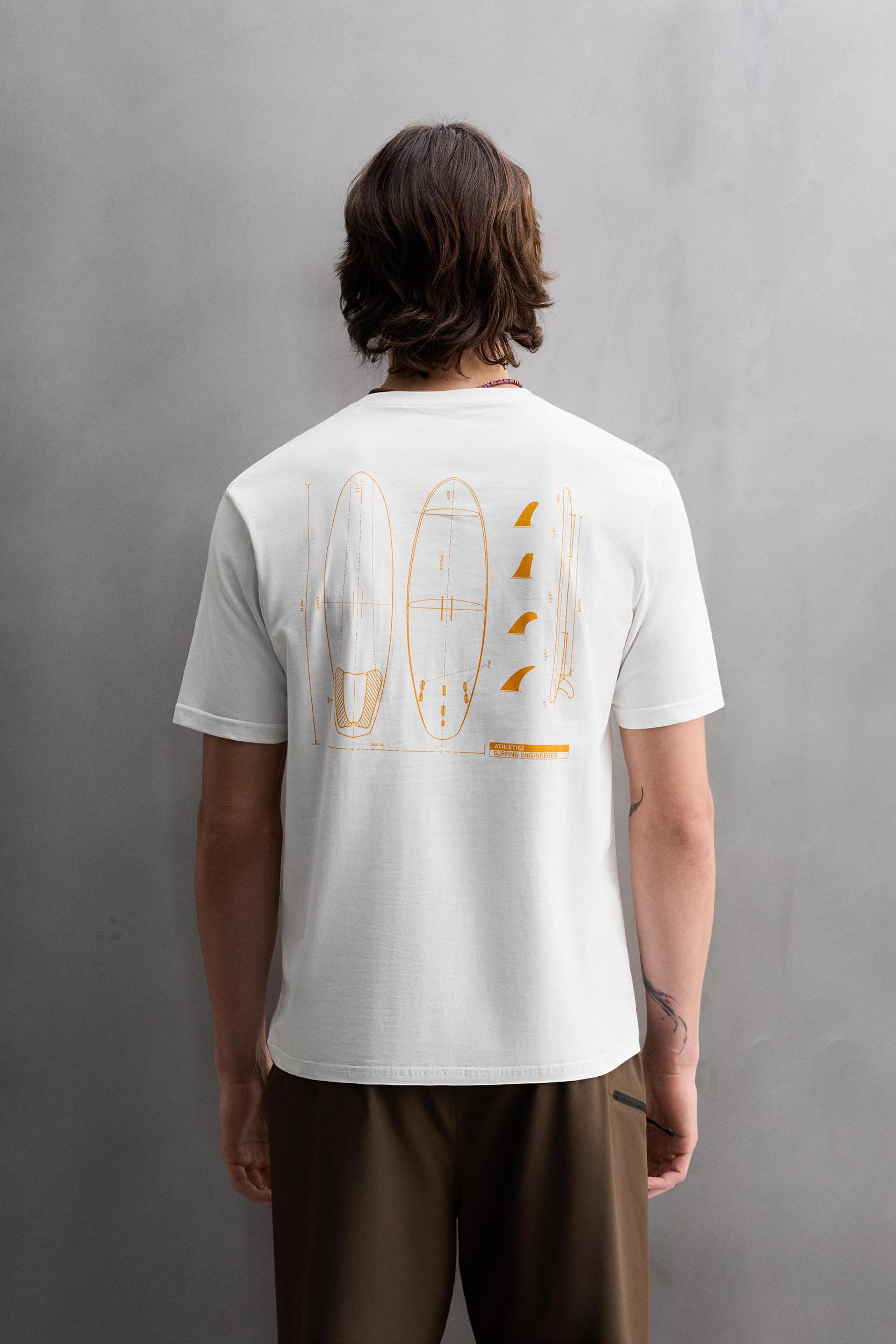 SURFBOARD PRINT T-SHIRT Product Image
