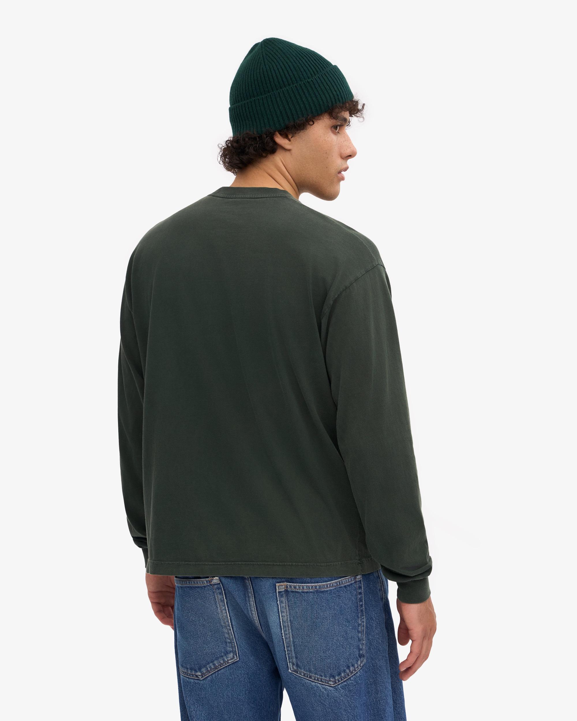 Oversized Organic LS T-Shirt - Midnight Forest Product Image