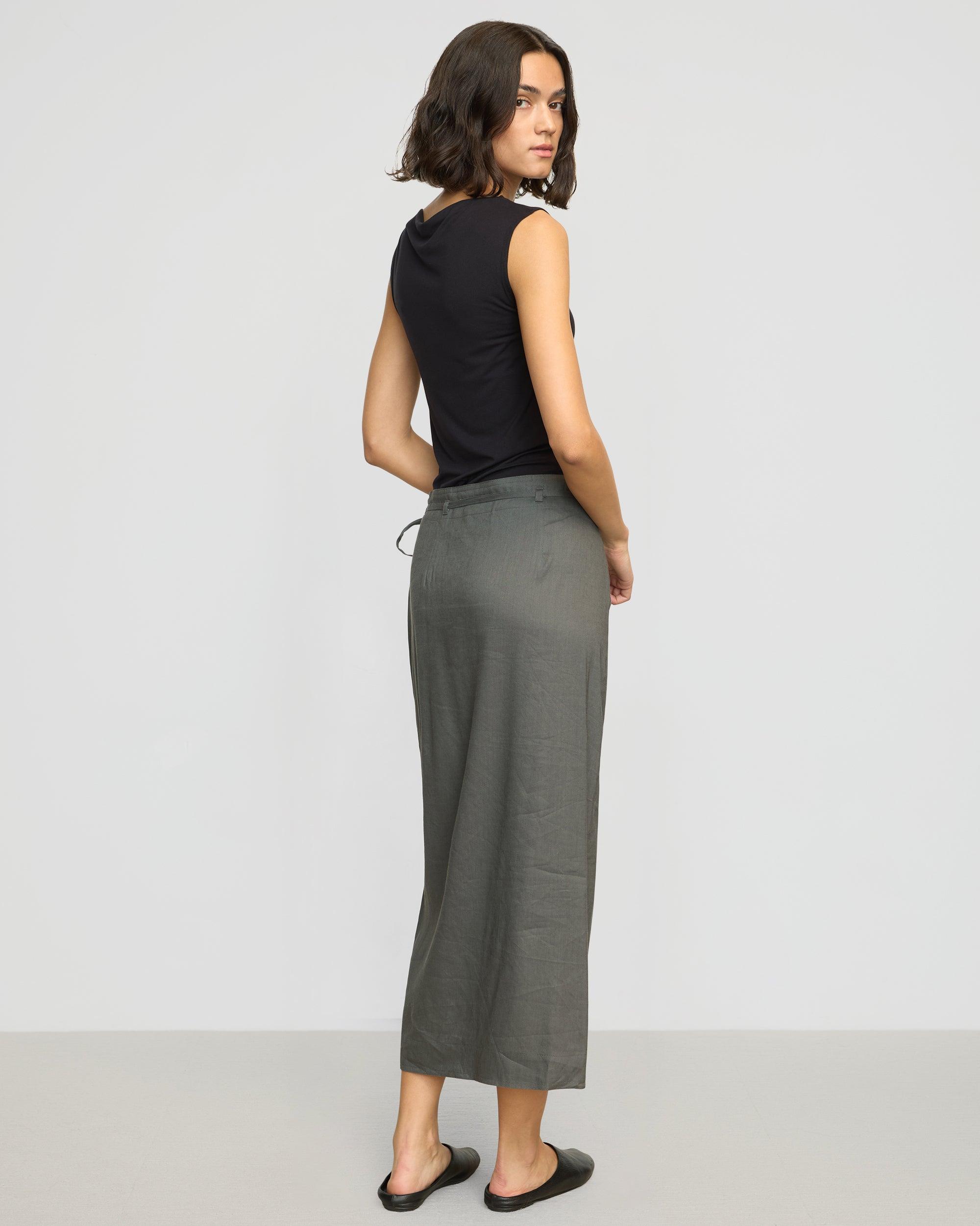 Esme Sleeveless Slit-Neck Tank Product Image