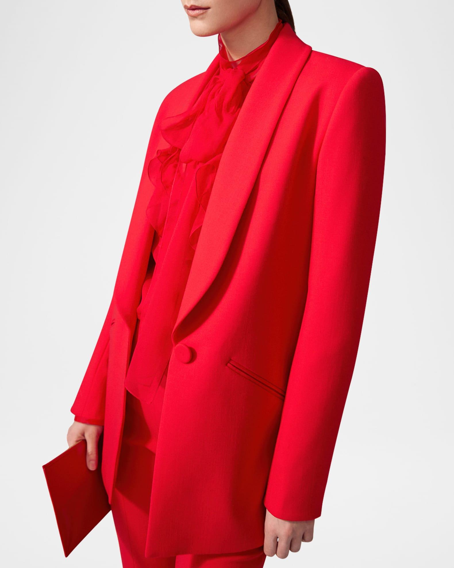 Shawl-Lapel Single-Breasted Jacket Product Image