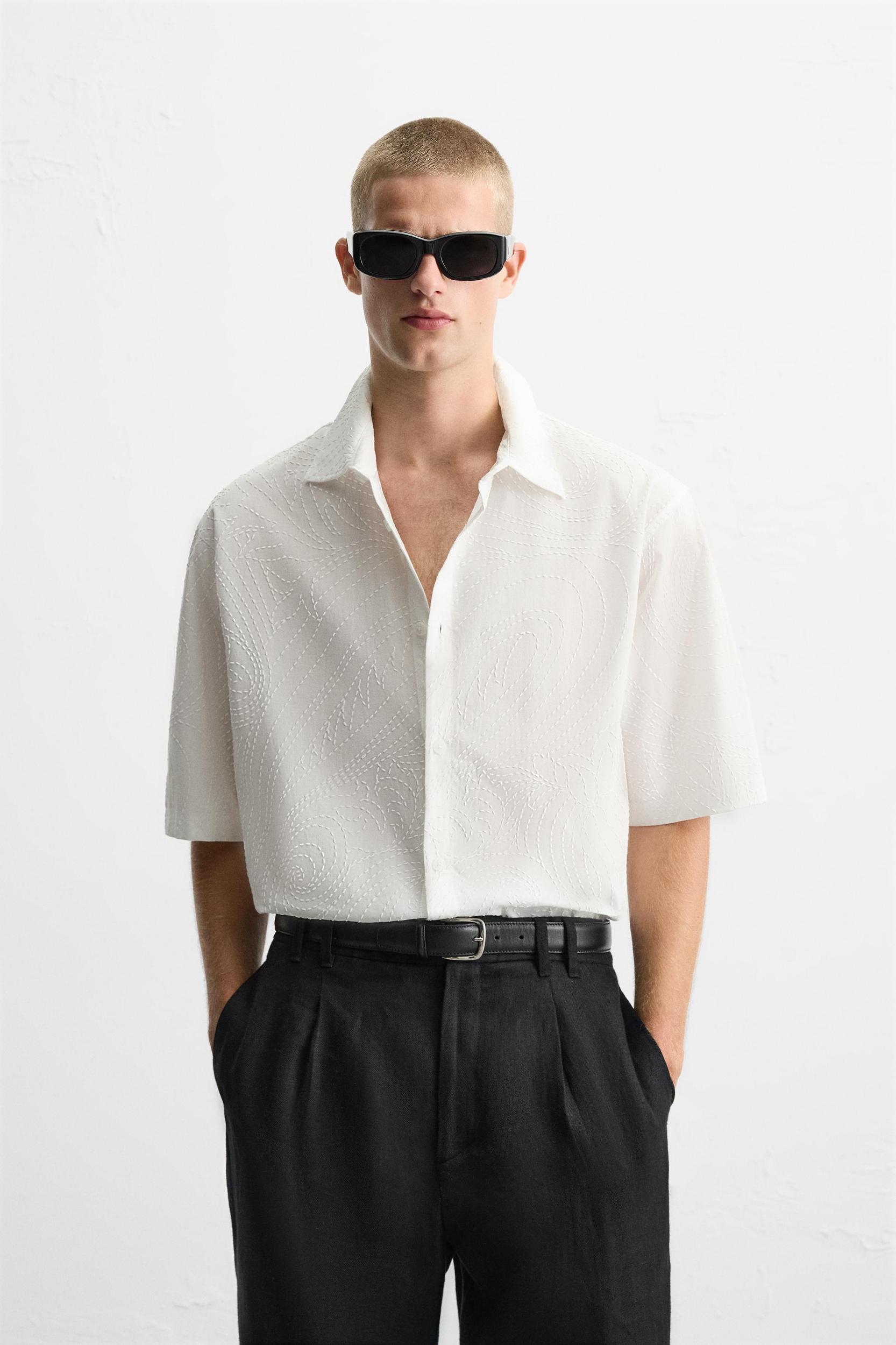 TEXTURED RELAXED FIT SHIRT Product Image