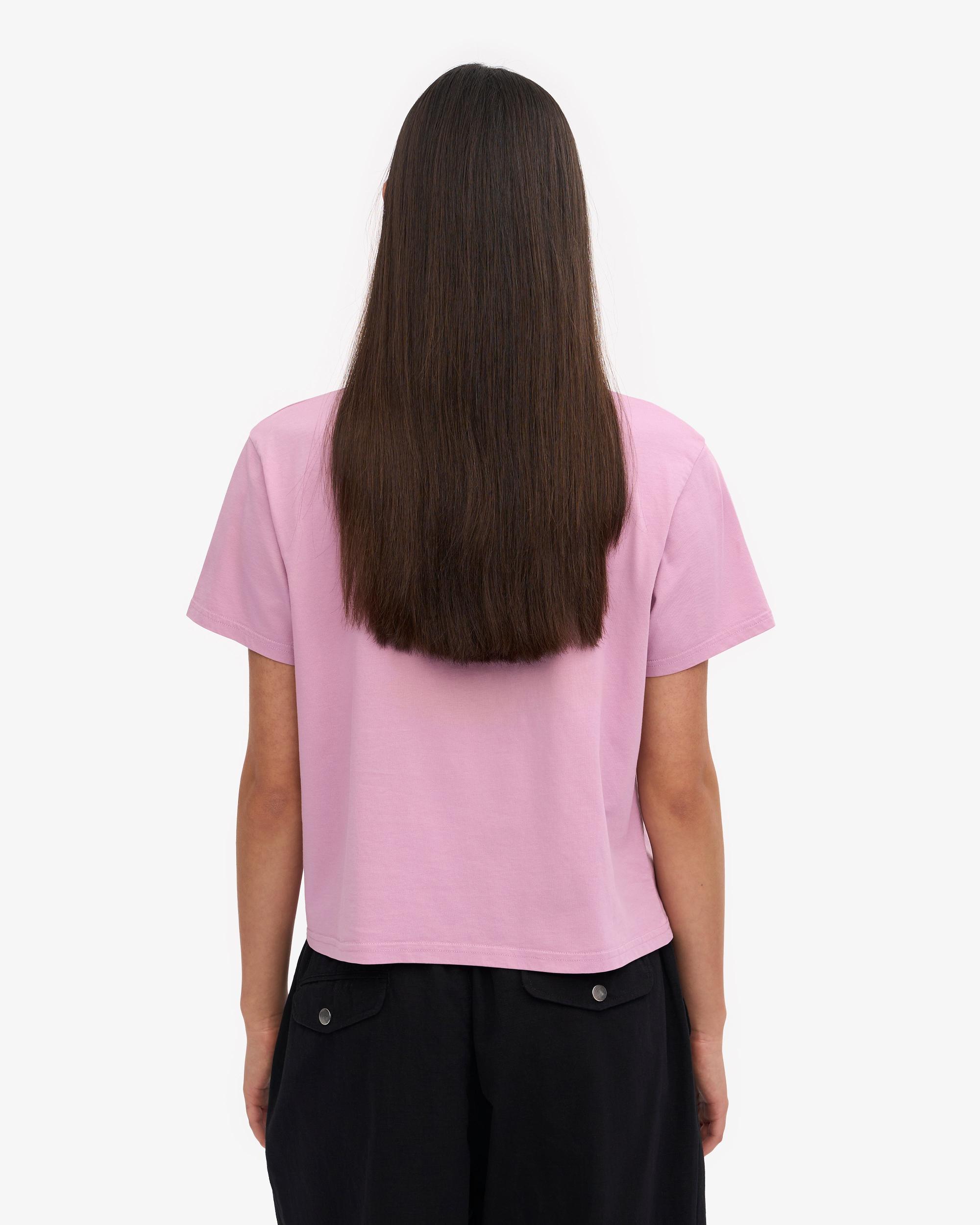 Organic Boxy Crop Tee - Cherry Blossom Product Image