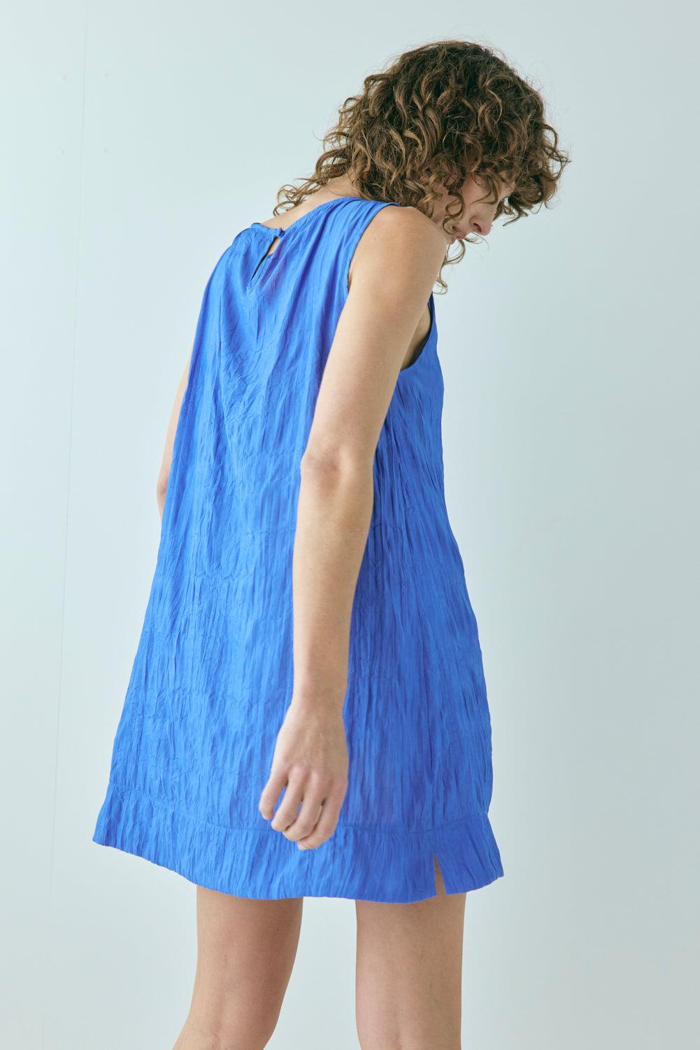 Aftersun Mini Dress Cobalt Product Image