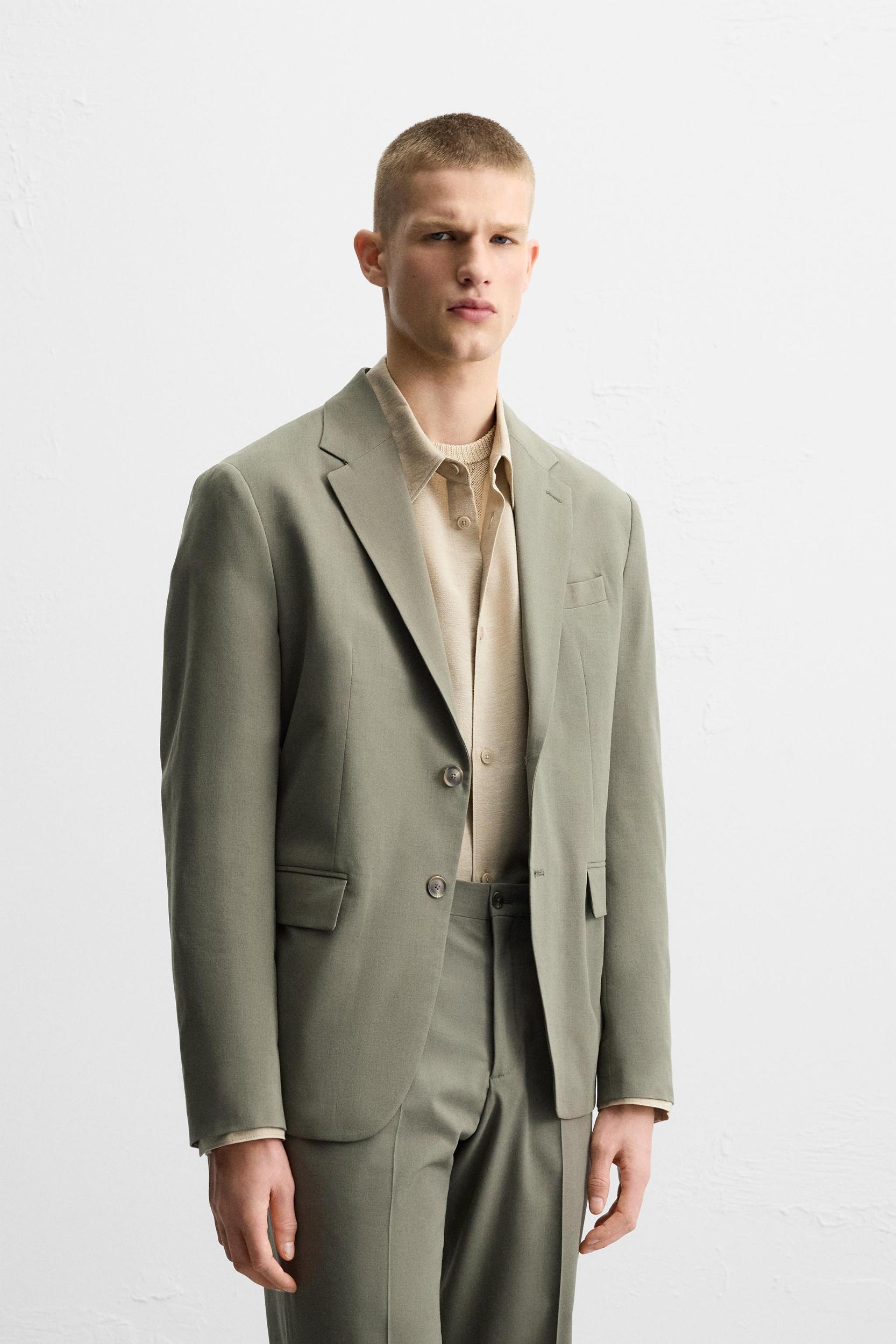 WOOL BLEND SUIT JACKET Product Image