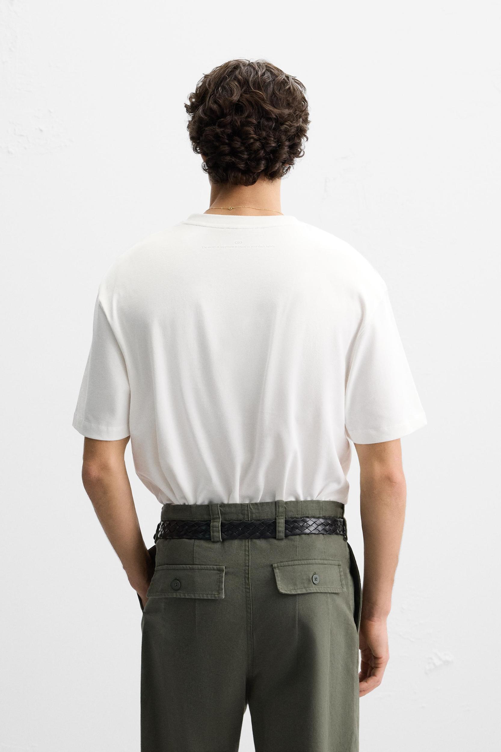 TEXT PRINT T-SHIRT Product Image