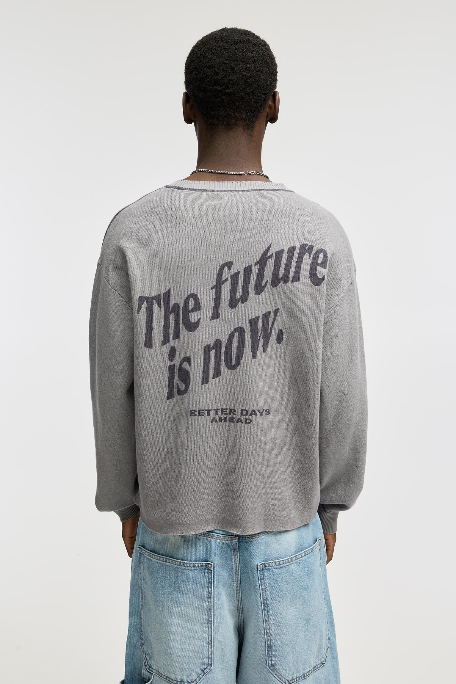 STWD sweater with seam details Product Image