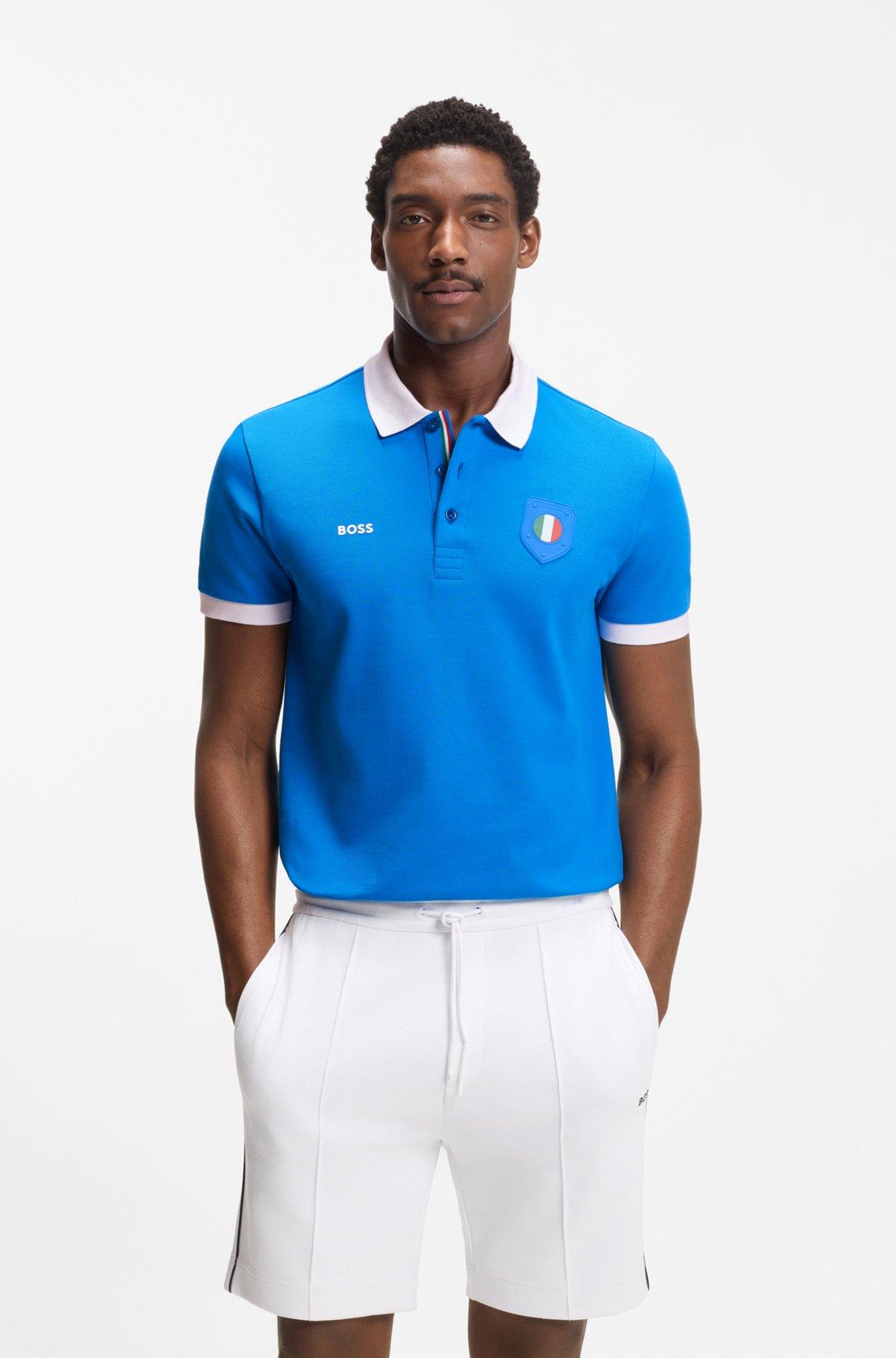 Paddy polo shirt with country flag Product Image