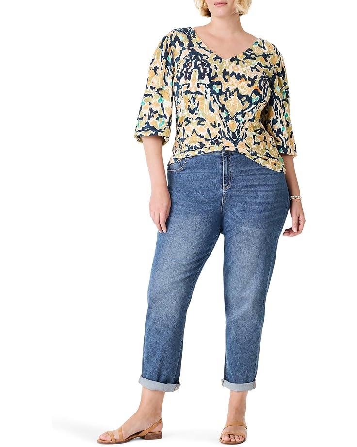 Petite Geo Pebble Wrap Top Product Image