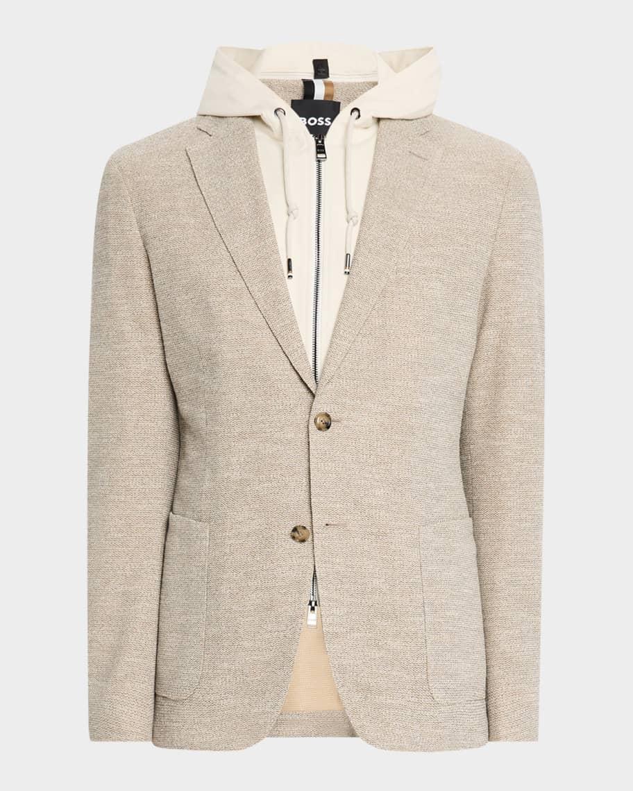 Men's Hanry Sport Coat with Inset Hoodie  Product Image