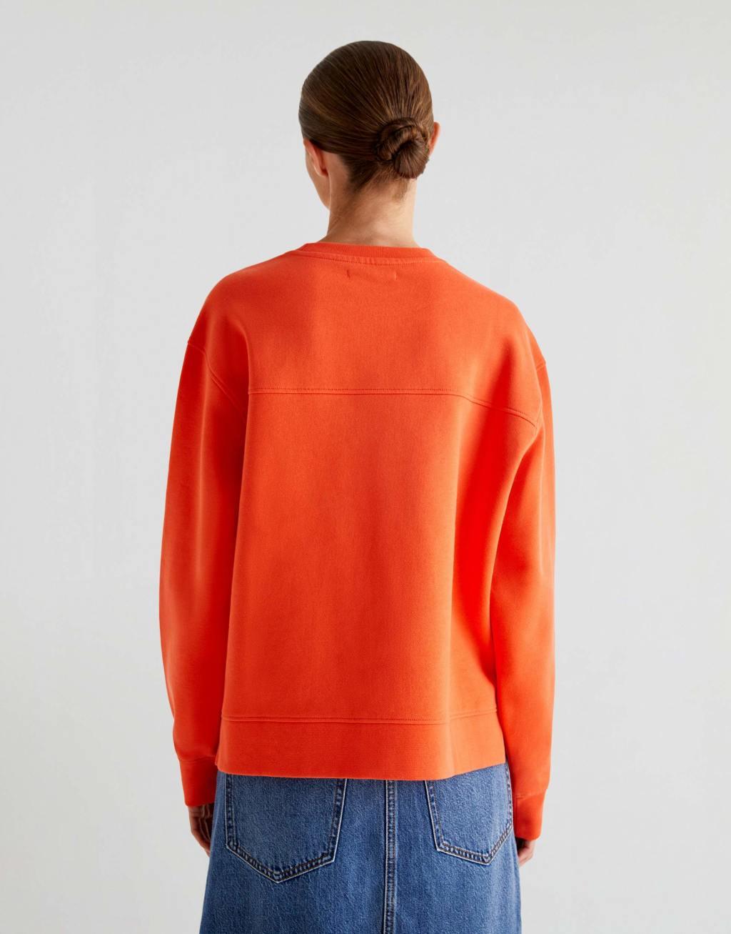 Scalpers Basic Fade sweater in orange Product Image