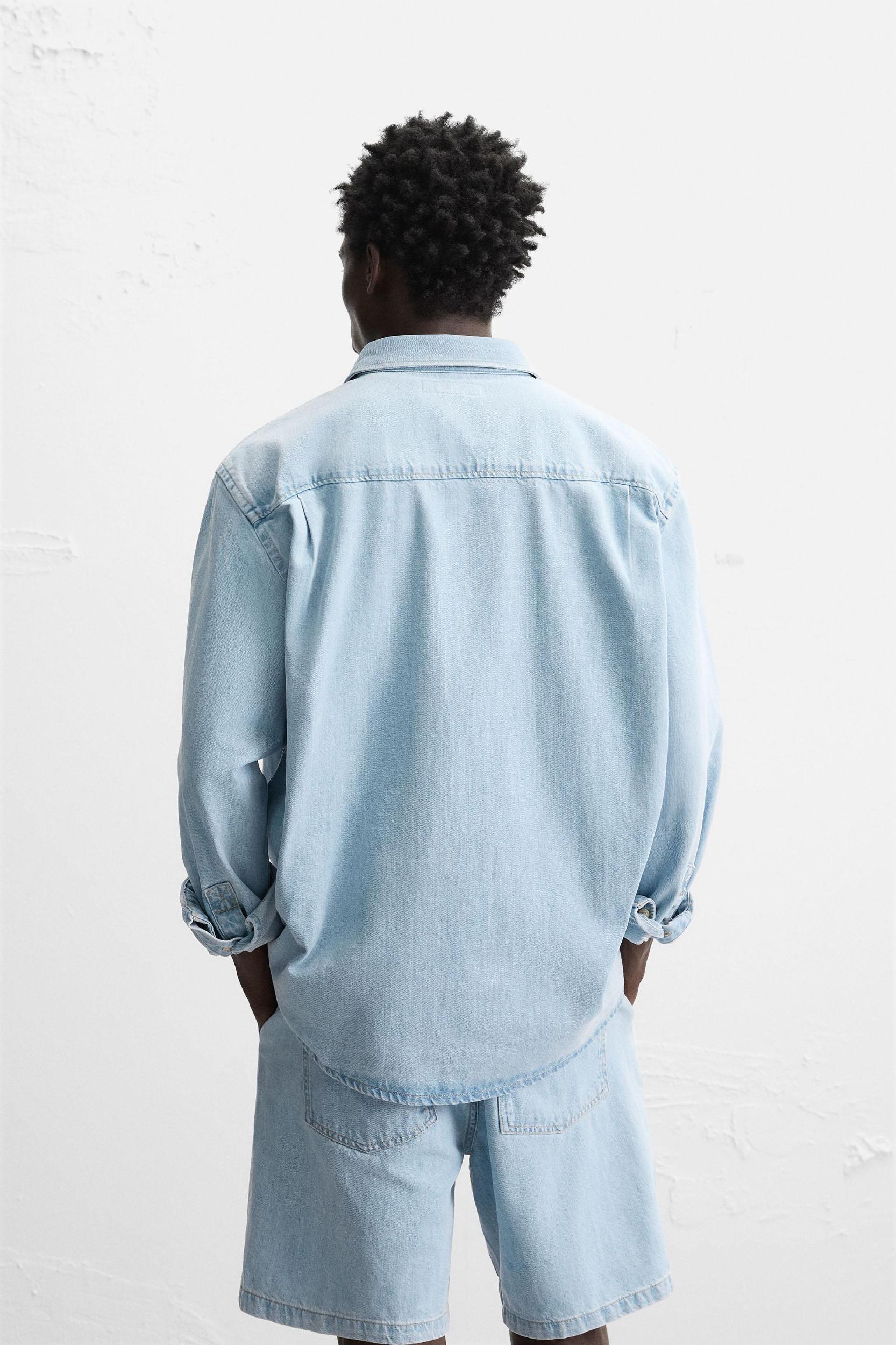 REGULAR FIT DENIM SHIRT Product Image
