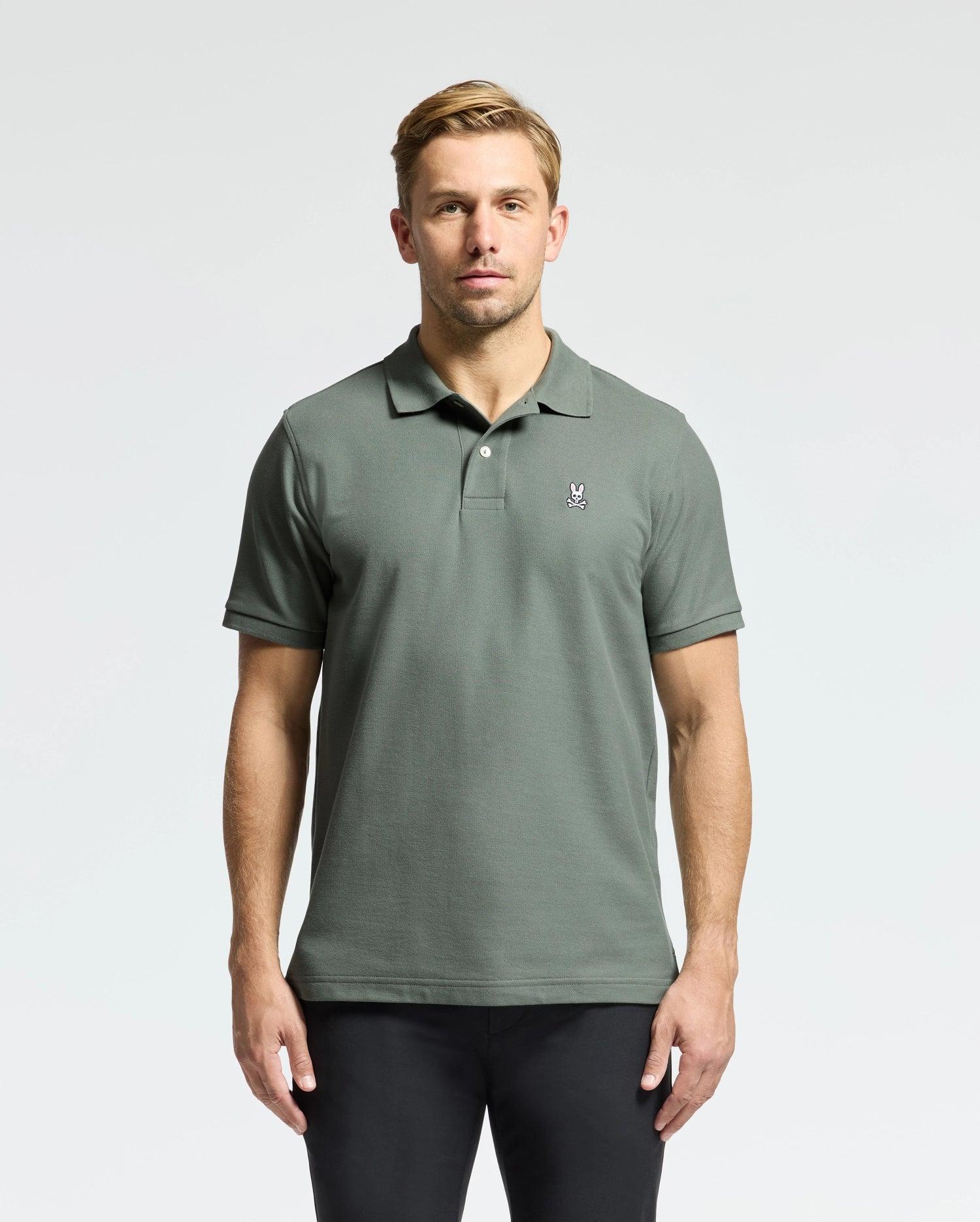 MENS CLASSIC PIQUE POLO SHIRT - B6K001B200 Male Product Image