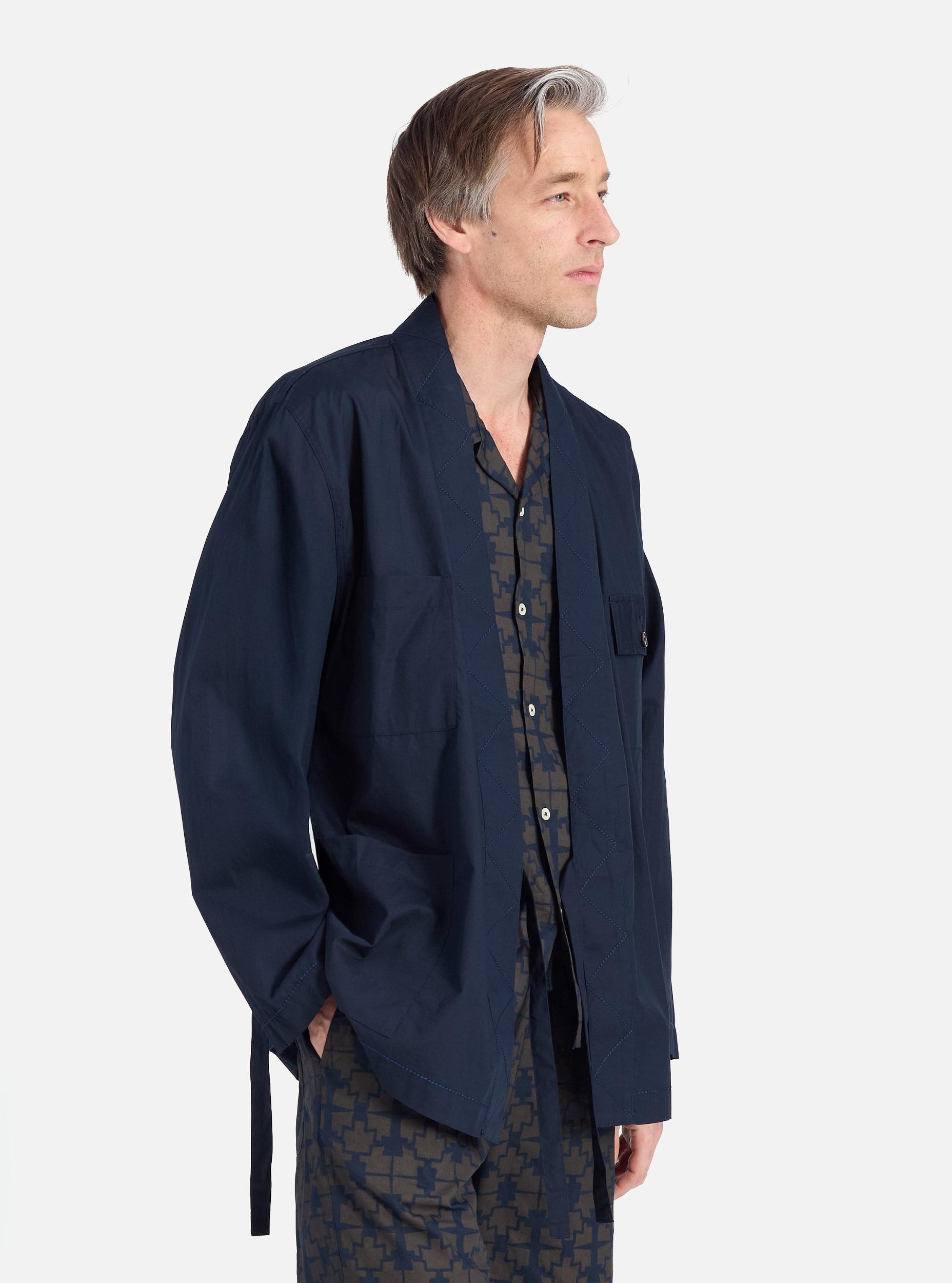 Universal Works Osaka Work Jacket in Navy Broadcloth Product Image