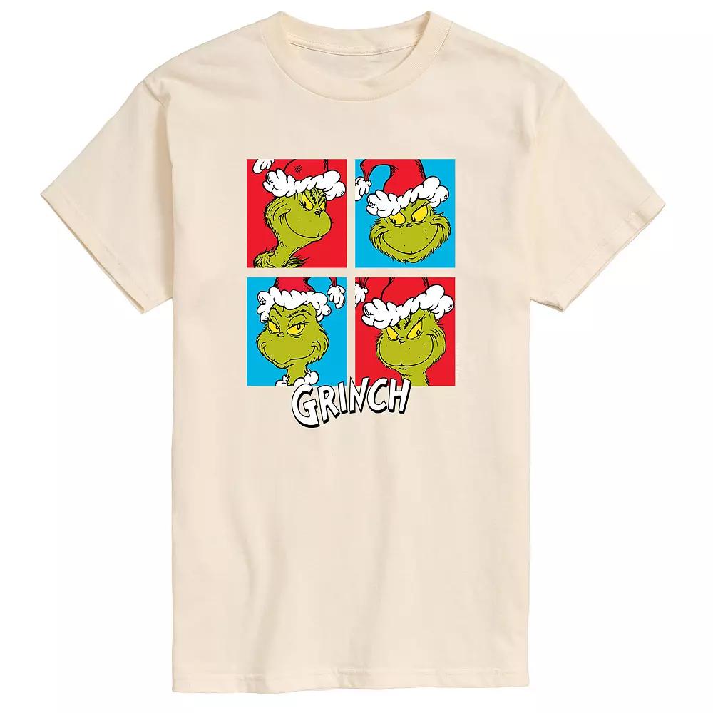Men's Dr. Seuss Grinch Grid Tee,  Product Image