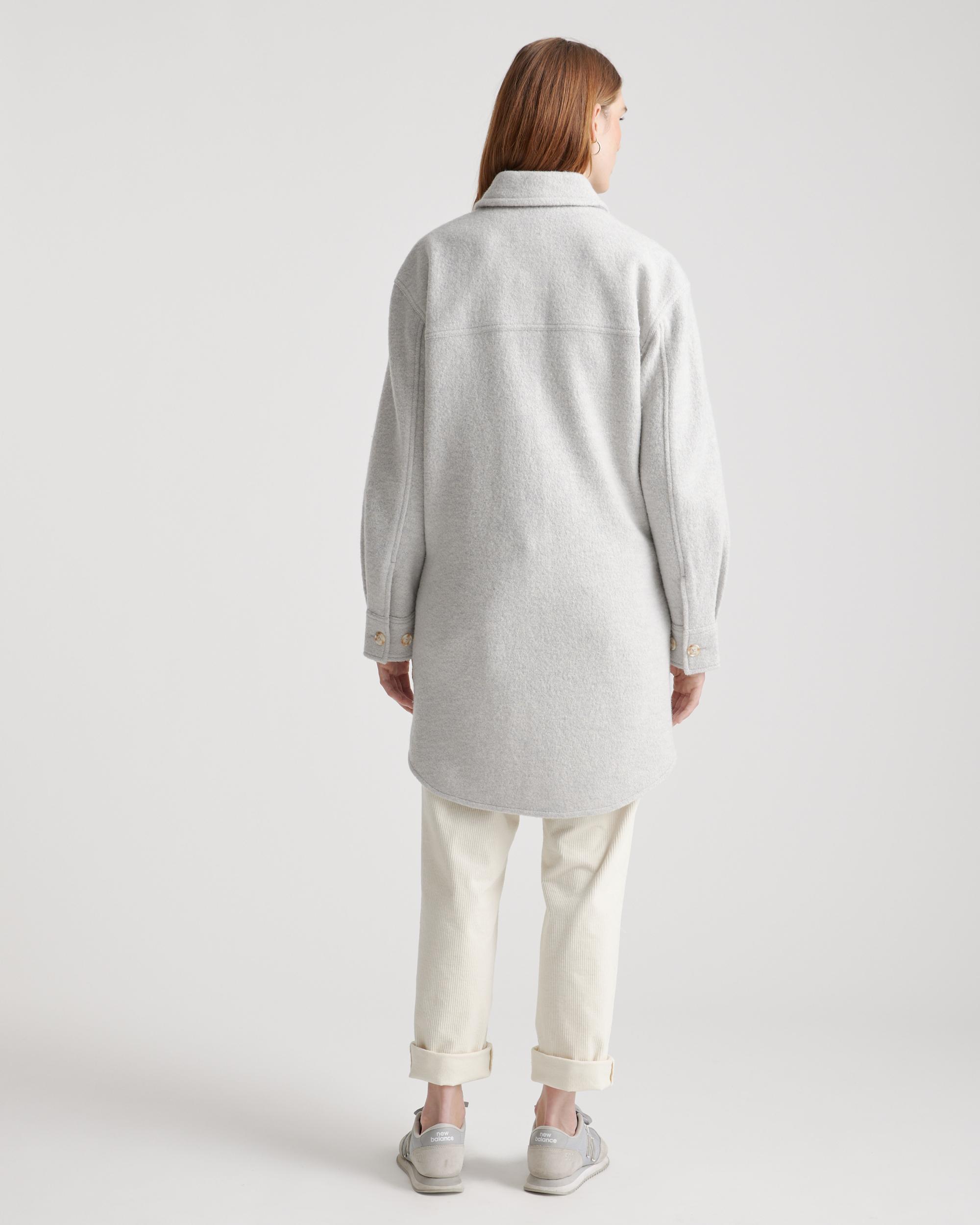 Quince | Women's 100% Merino Wool Long Shirt Jacket Product Image