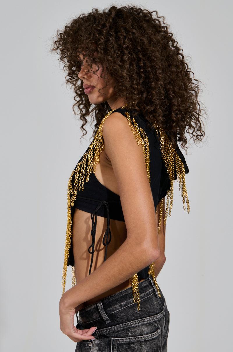 HOW DEEP IS YOUR LOVE HOODED TOP Product Image