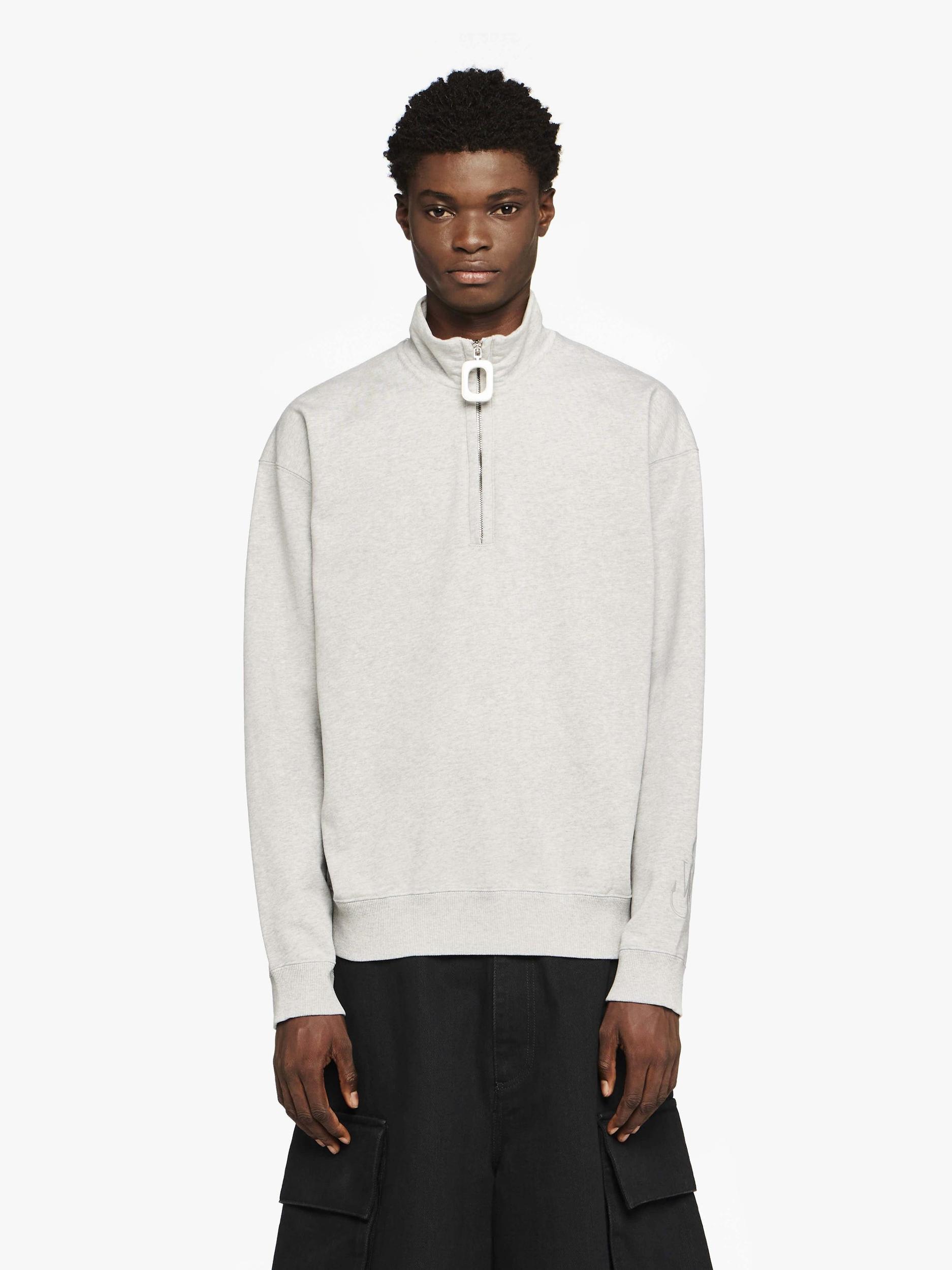 SWEATSHIRT WITH HALF ZIP Product Image