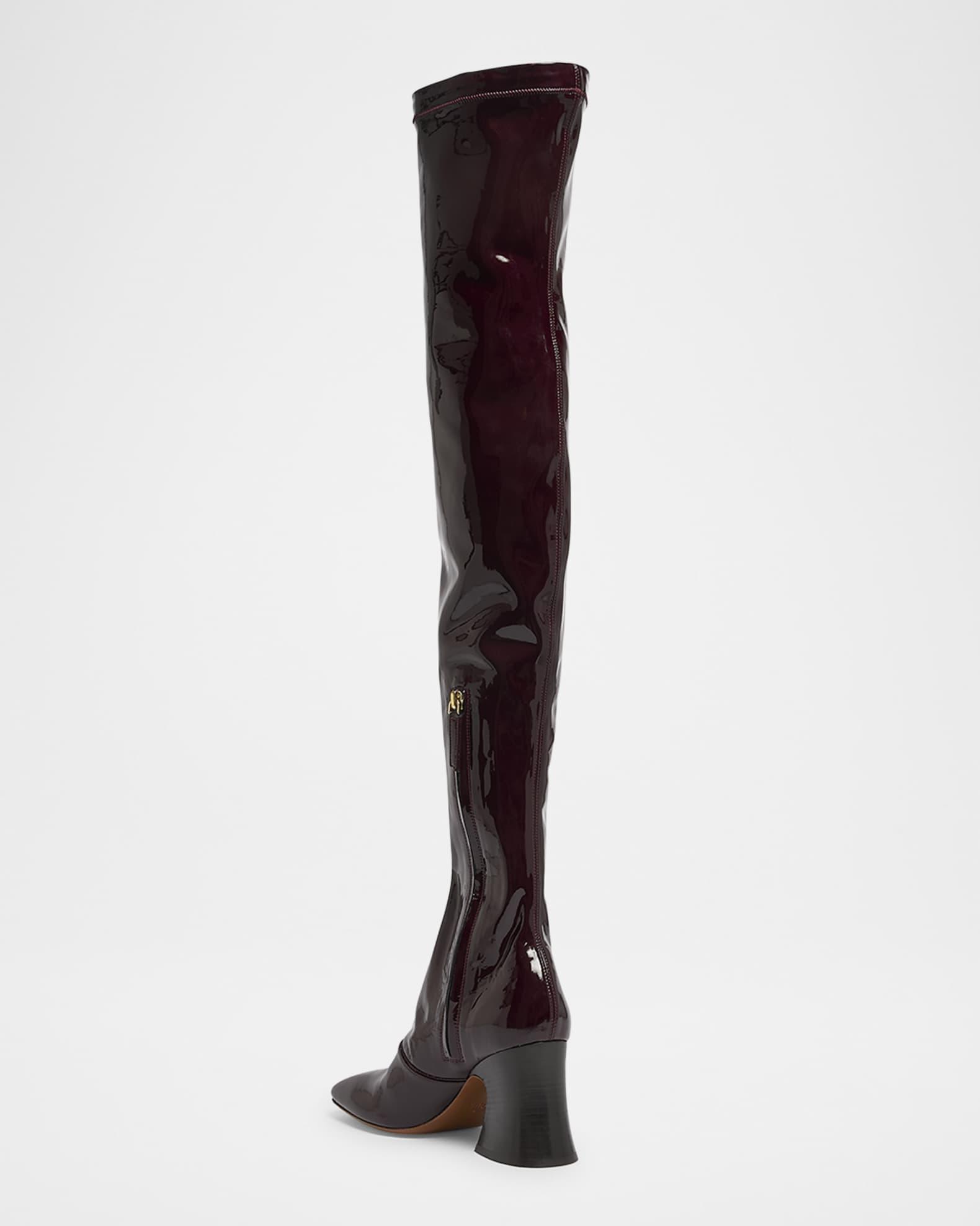 Janis Patent Leather Over-The-Knee Boots Product Image