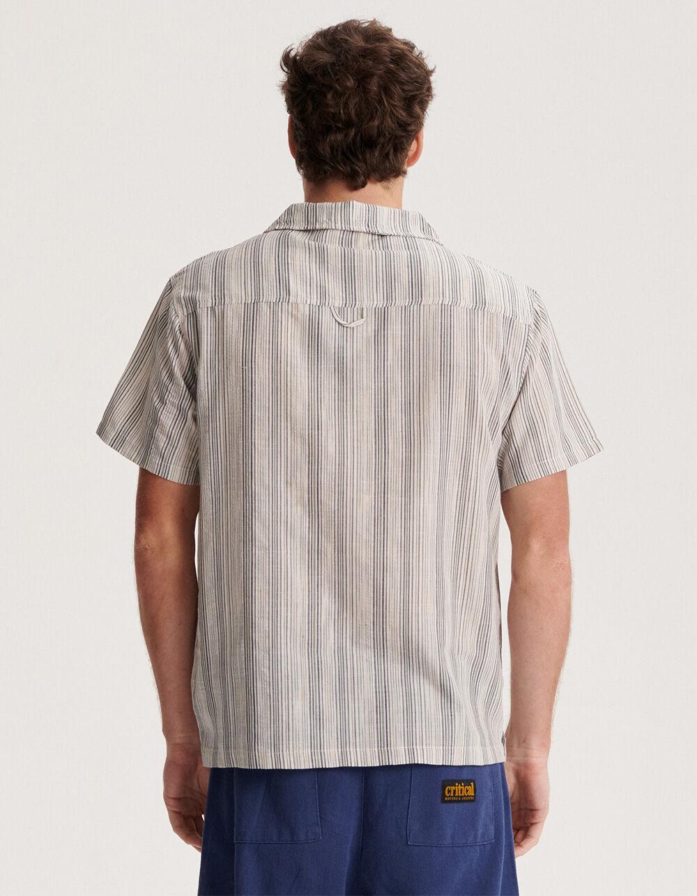 THE CRITICAL SLIDE SOCIETY Bawley Mens Button Up Shirt - ECRU Product Image