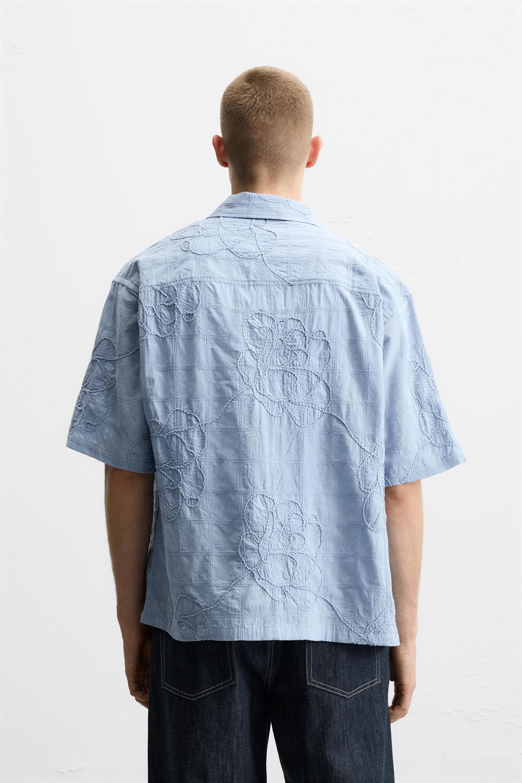 EMBROIDERED JACQUARD SHIRT Product Image
