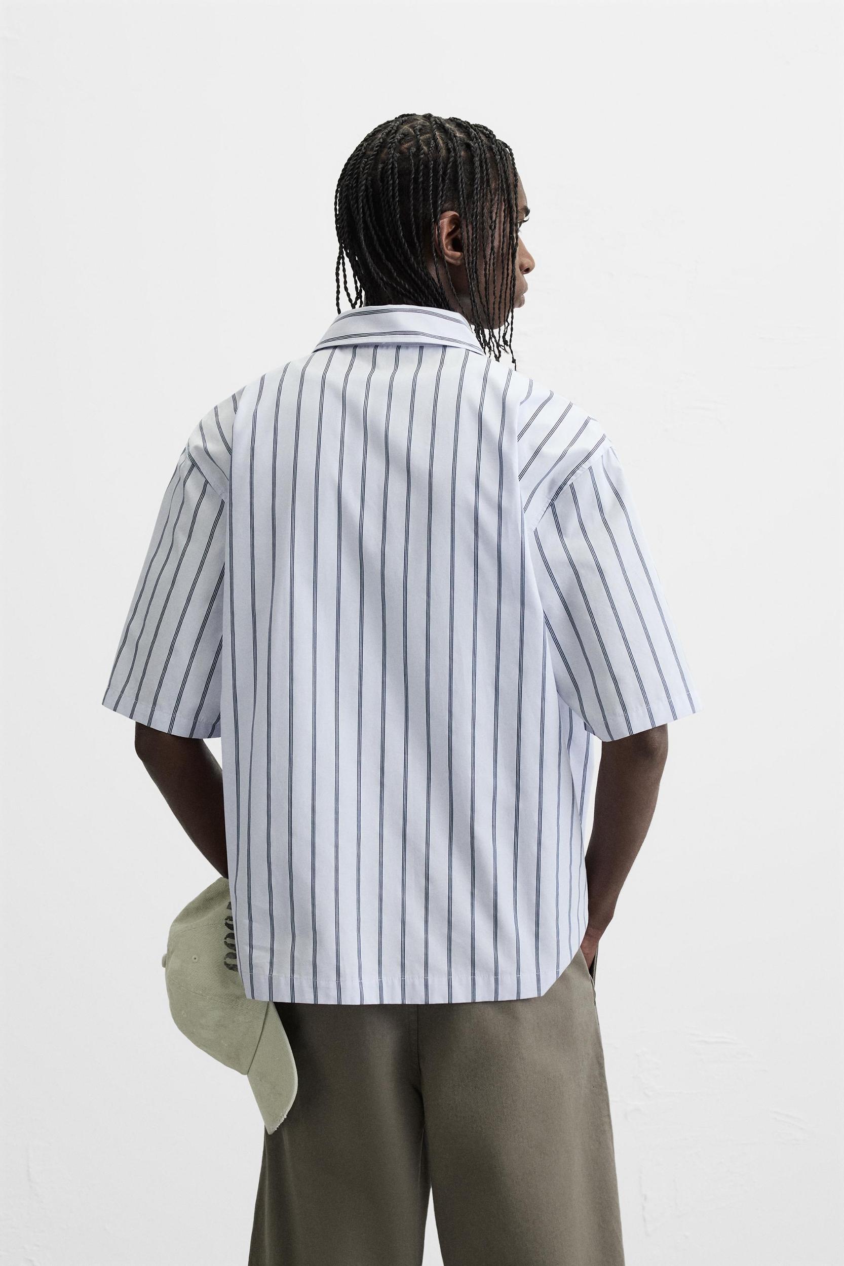 STRIPED TEXT SHIRT Product Image
