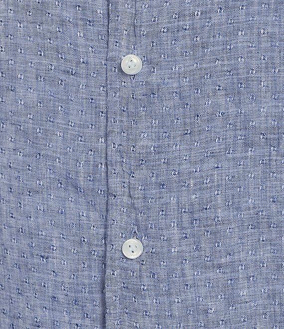 Cremieux Blue Label St. Tropez Solid Linen Long Sleeve Woven Shirt Product Image