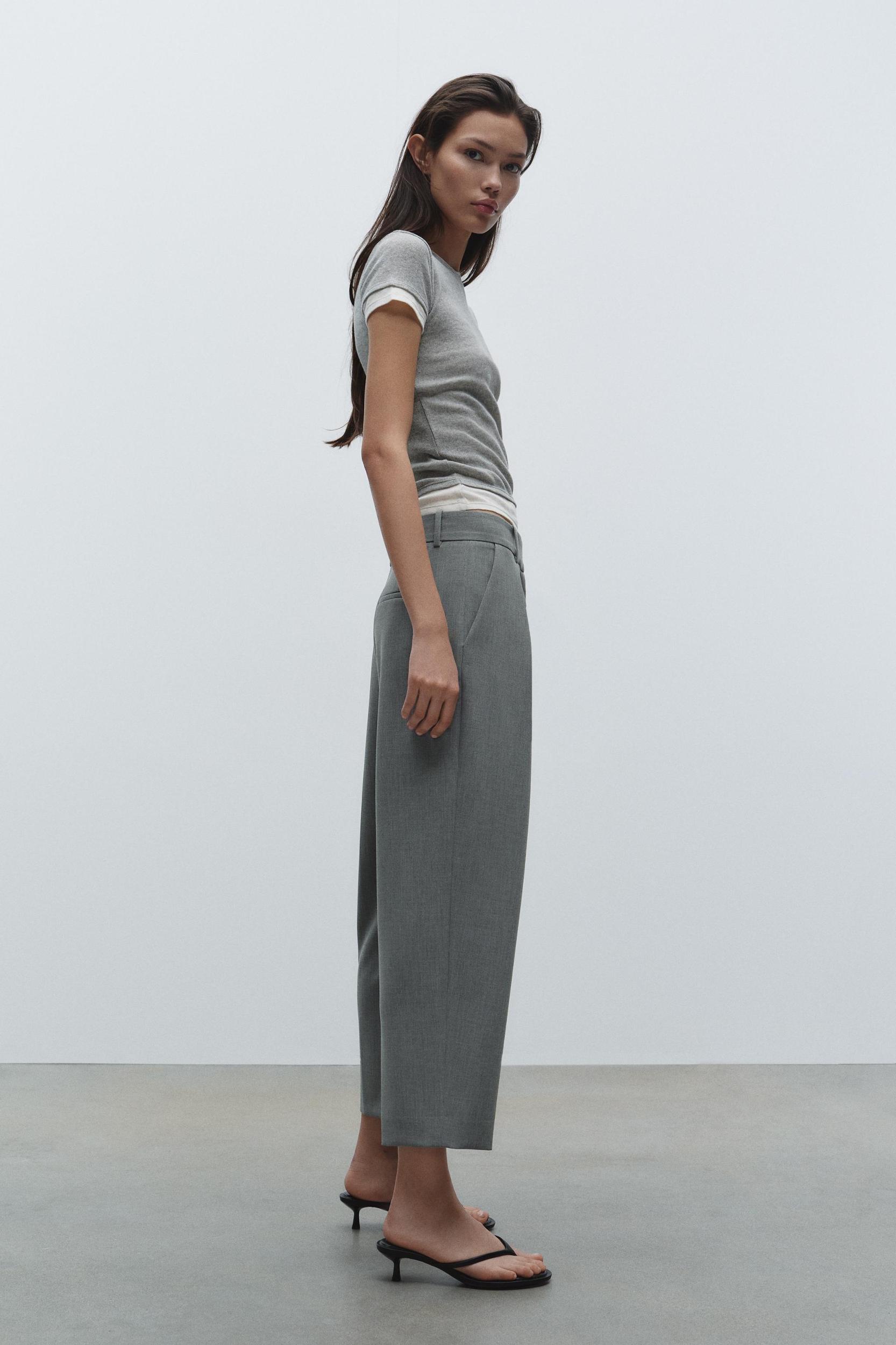 PLEATED CHINO PANTS Product Image