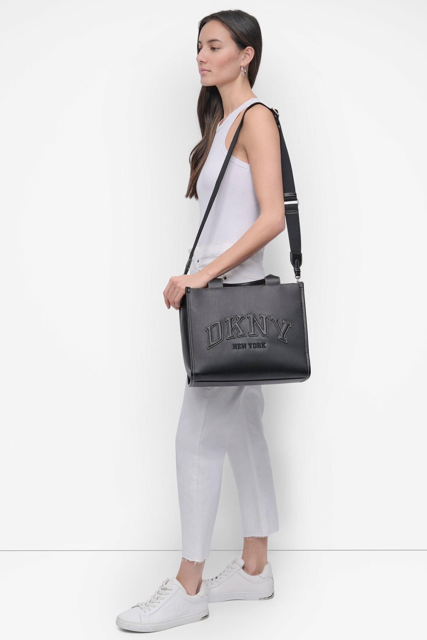 HADLEE EMBELLISHED MEDIUM LOGO TOTE Product Image