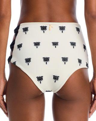 Embroidered Cutout Side Bikini Bottom Product Image