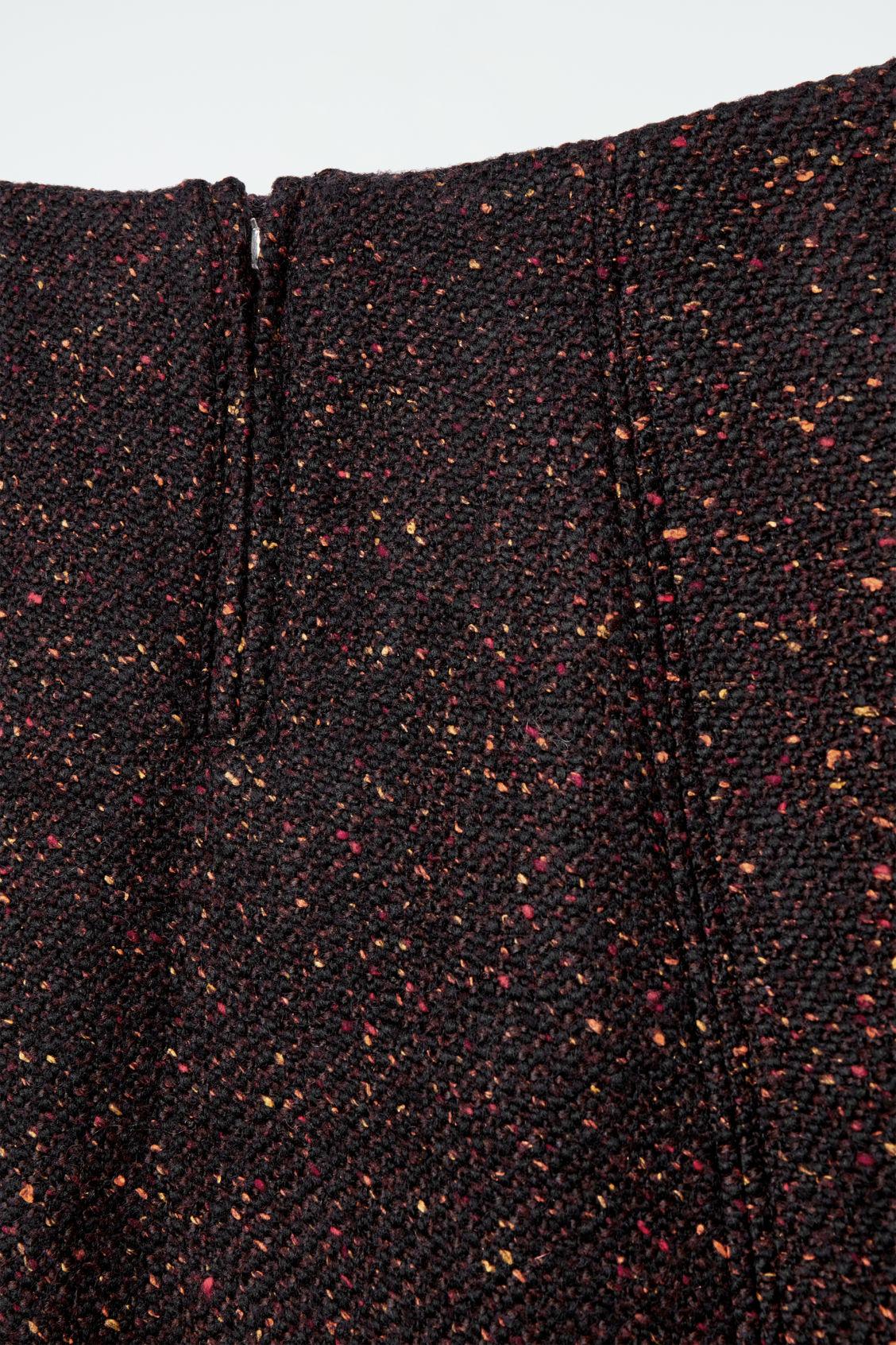 FLECKED WOOL-BLEND MINI SKIRT Product Image