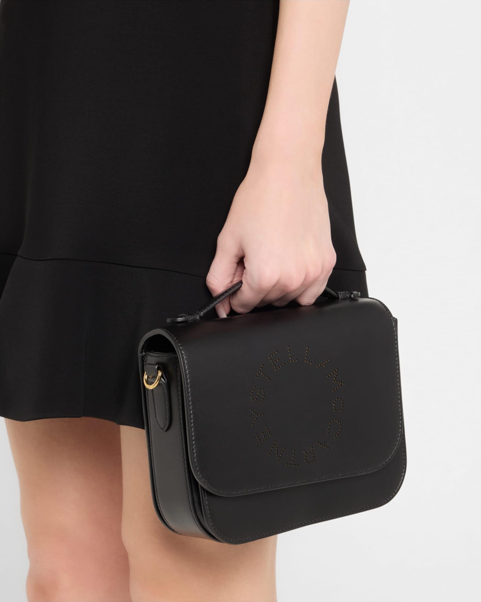 Logo Perforated Foldover Top Crossbody Bag Product Image