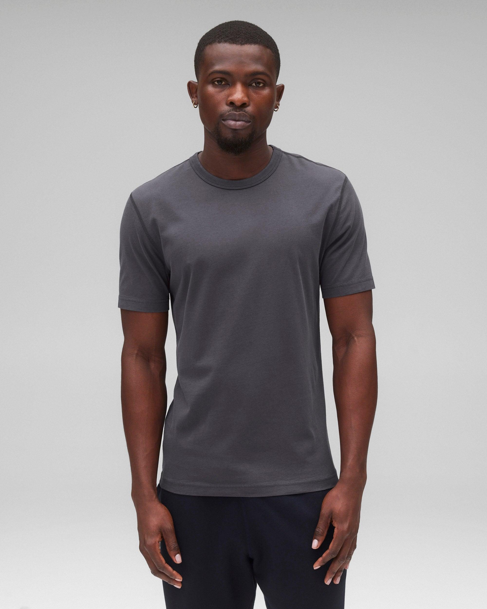1x1 Slub Slim T-Shirt Male Product Image