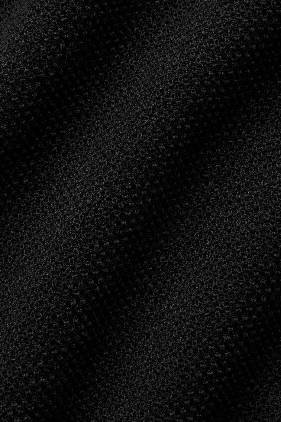 Sports Club Sweater Knit Polo - Black Product Image