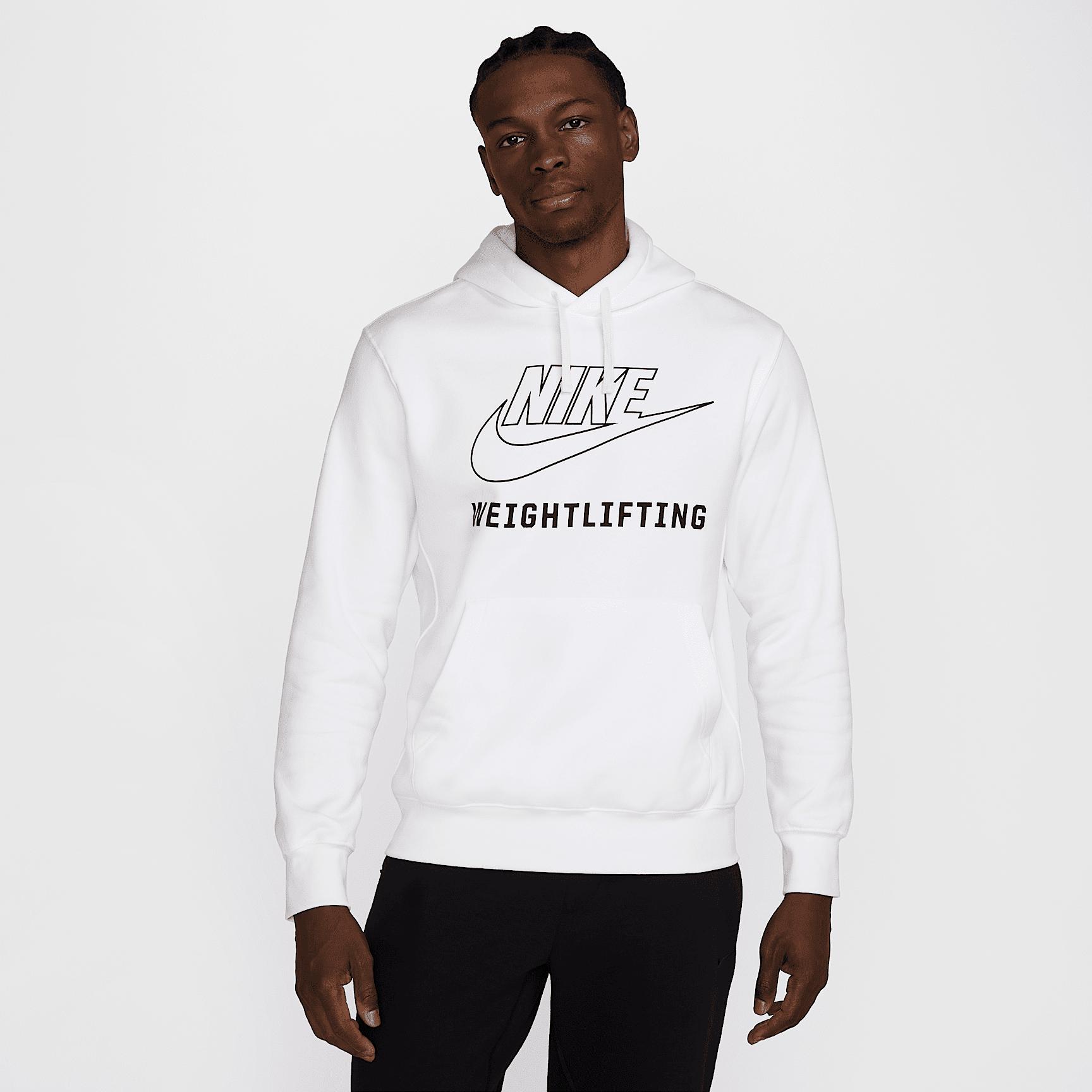 Nike Mens Weightlifting Pullover Hoodie | APS481-100 Product Image