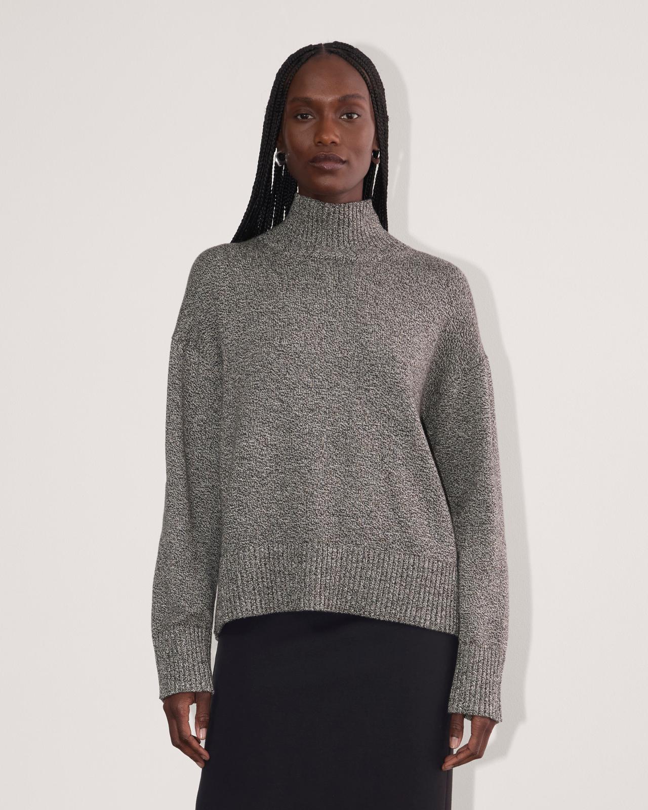 Womens Boxy Turtleneck in Everyday Cotton Sweater by Everlane Product Image