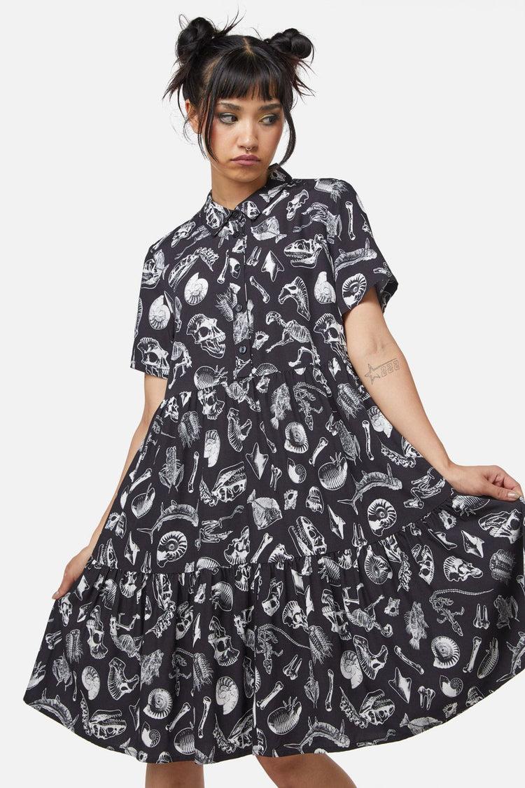 Body Fossils Printed Dress Product Image