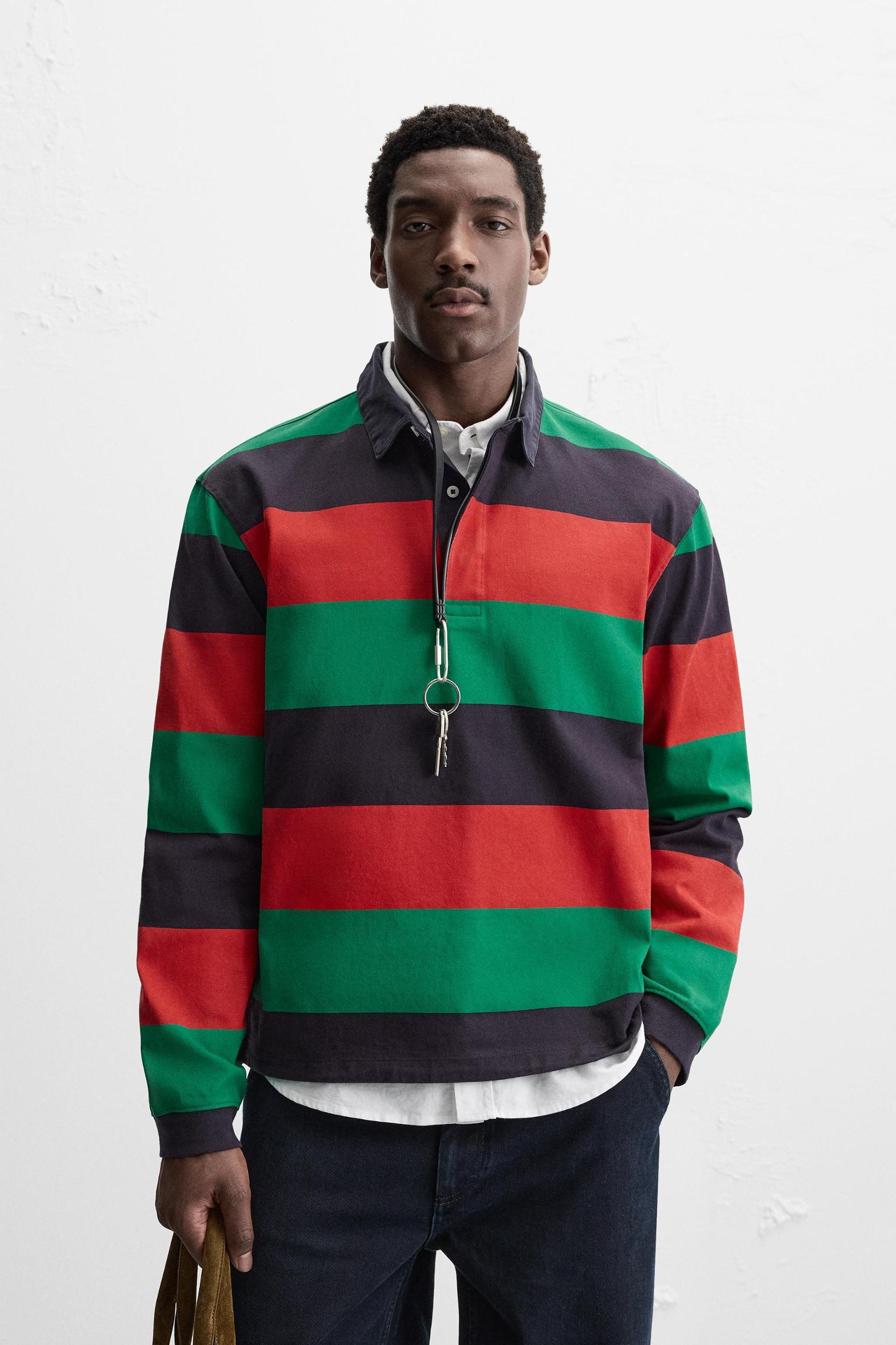 STRIPED POLO Product Image