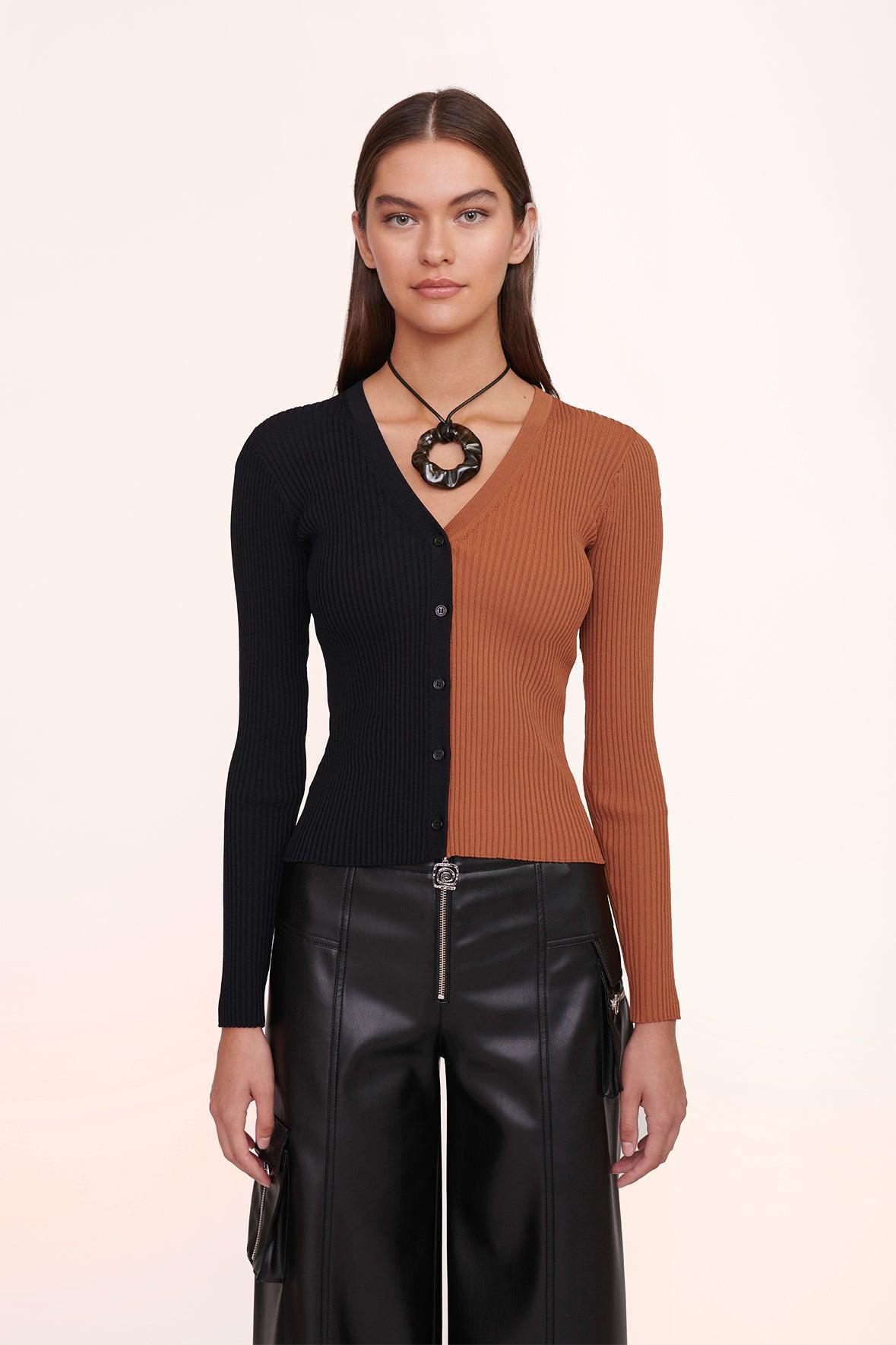 CARGO SWEATER | TAN BLACK Product Image