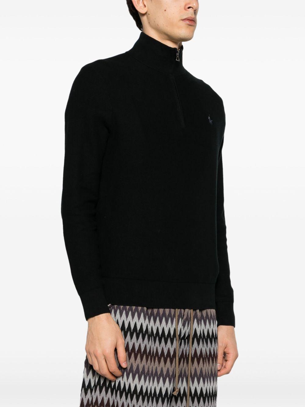 Polo Pony-embroidered cotton jumper Product Image