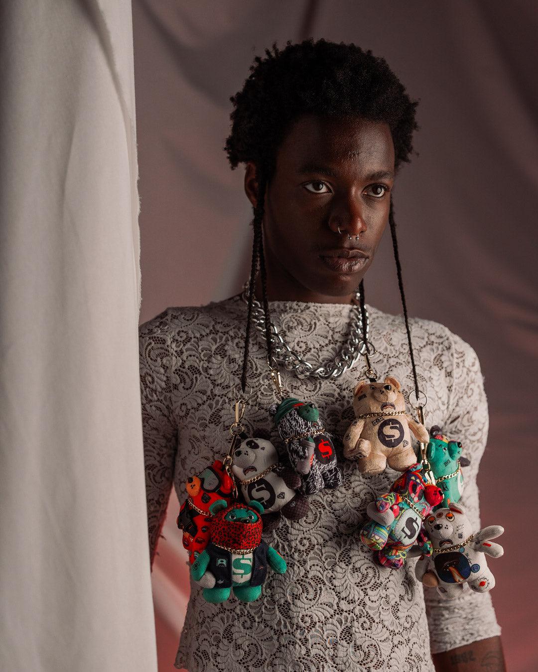 SKI MASK BEAR KEYCHAIN Product Image