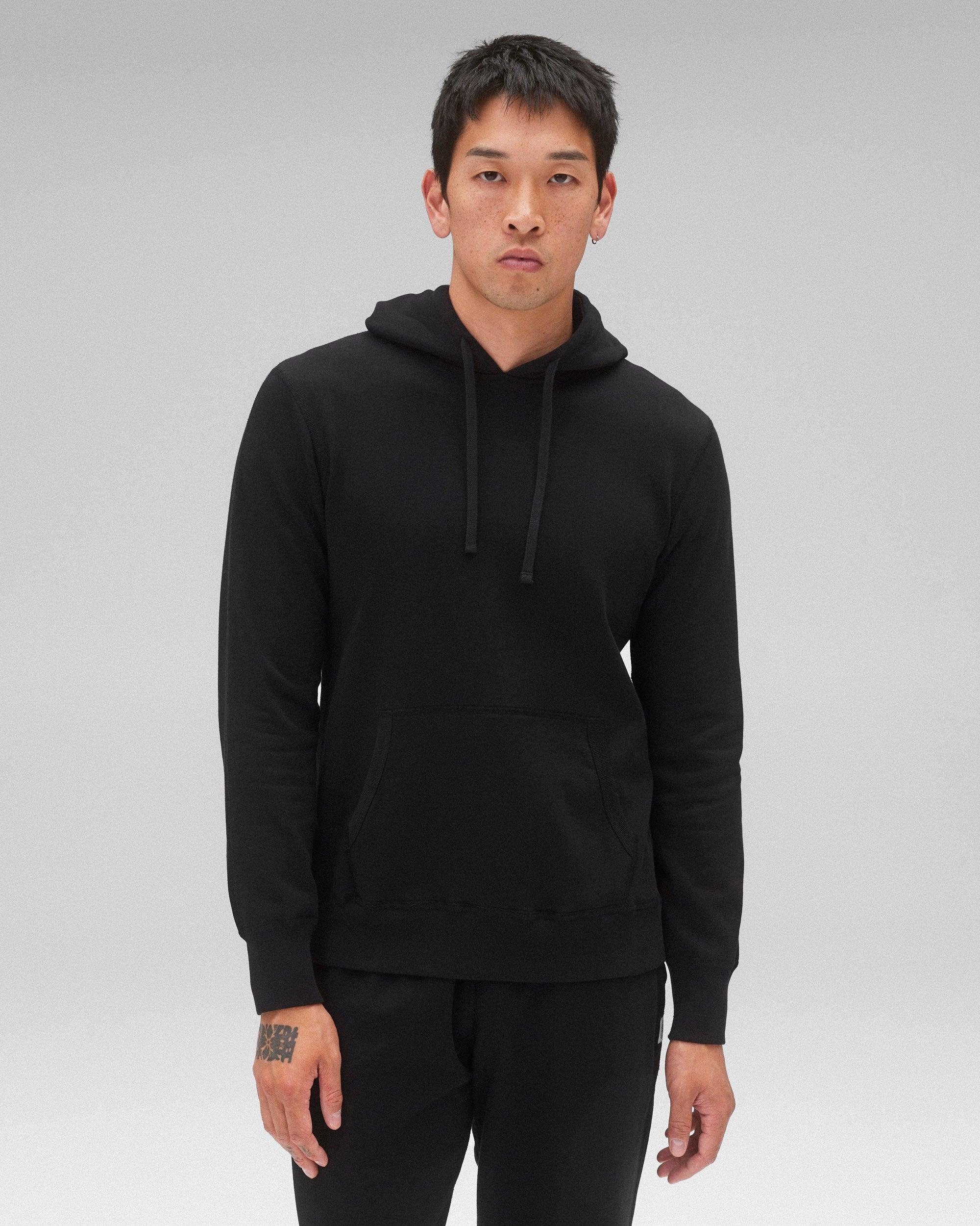 Lightweight Terry Slim Hoodie - Vault Male Product Image