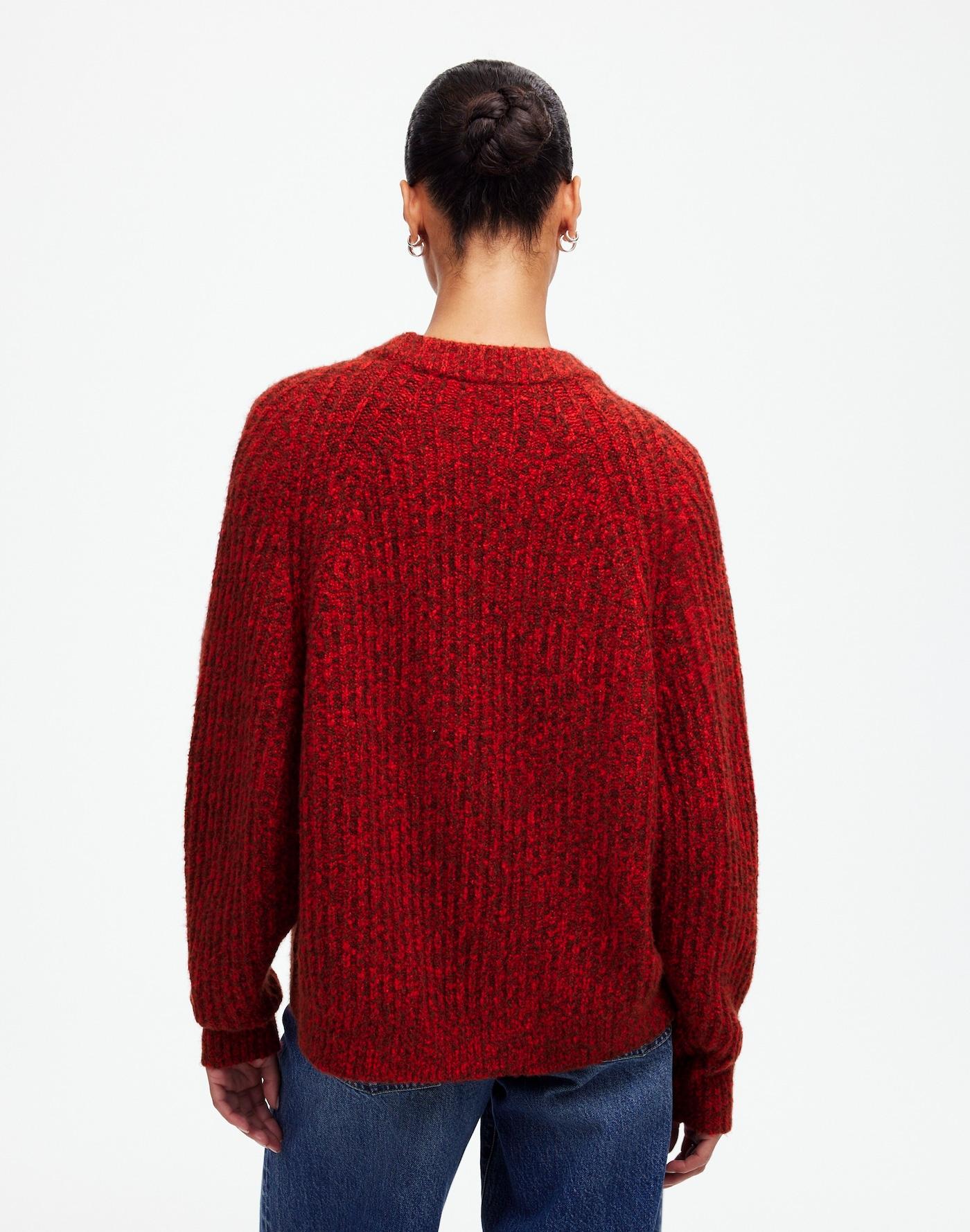 Ribbed Cotton-Blend Sweater Product Image
