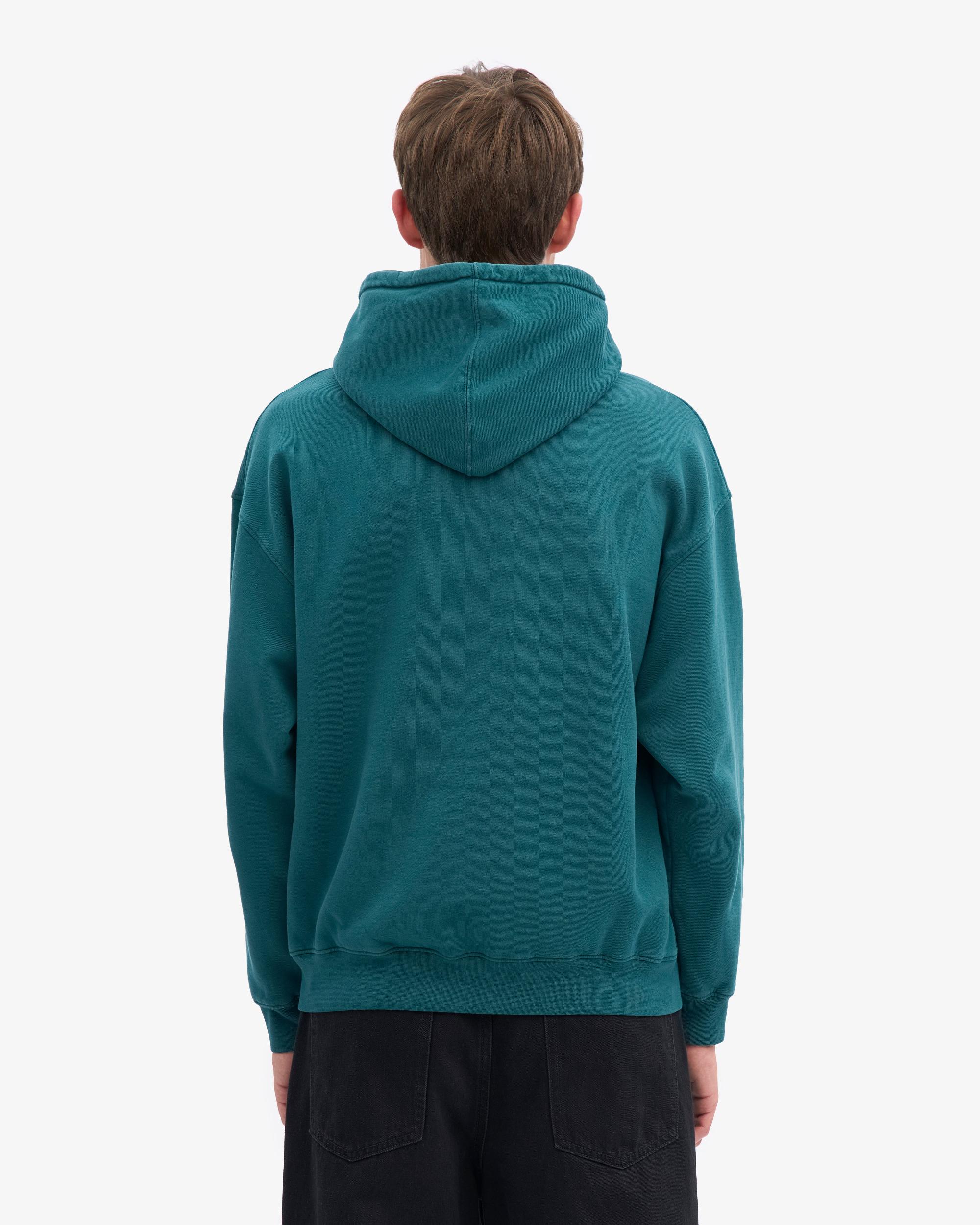 Organic Oversized Hood - Ocean Green Product Image