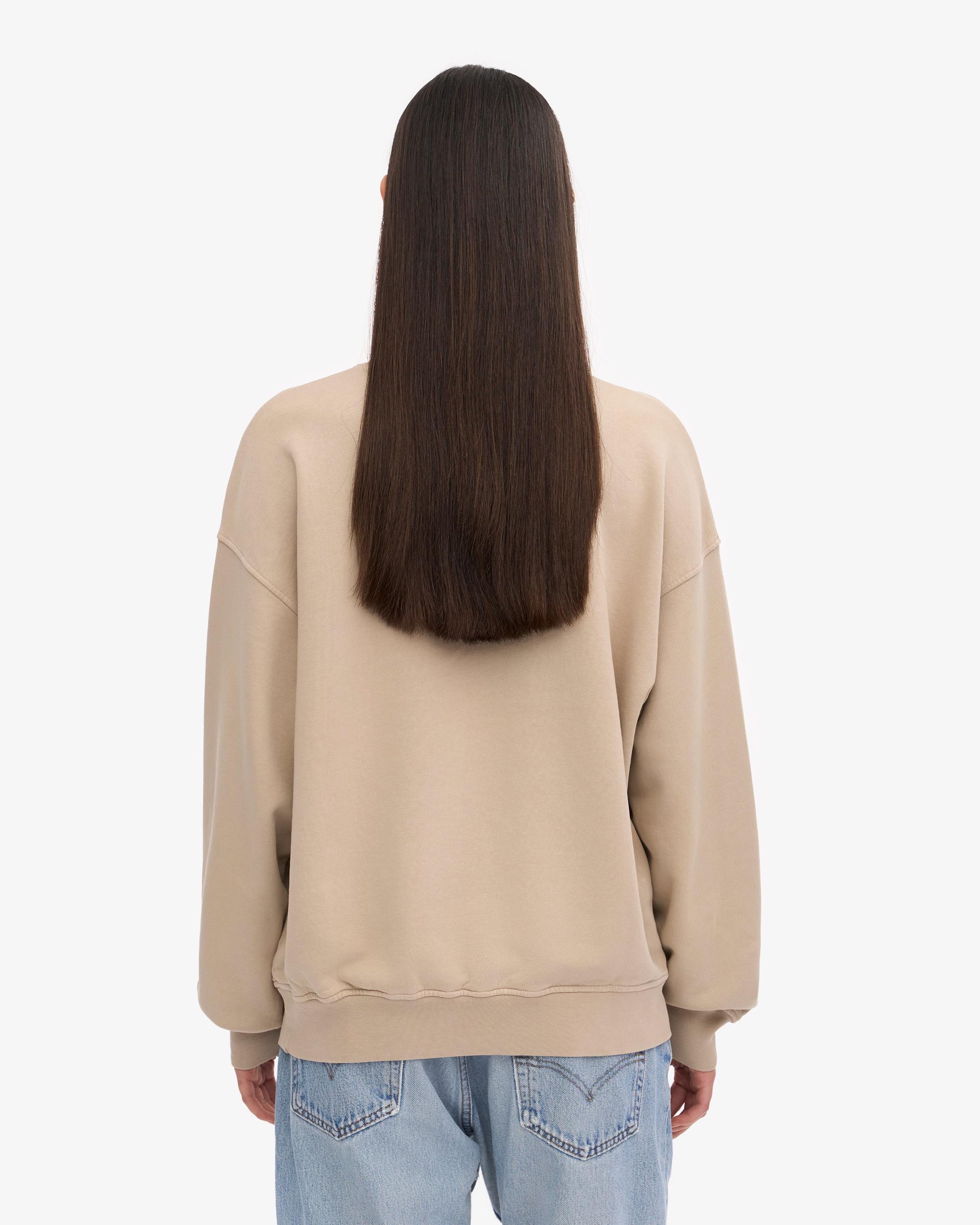 Organic Oversized Crew - Oyster Grey Product Image