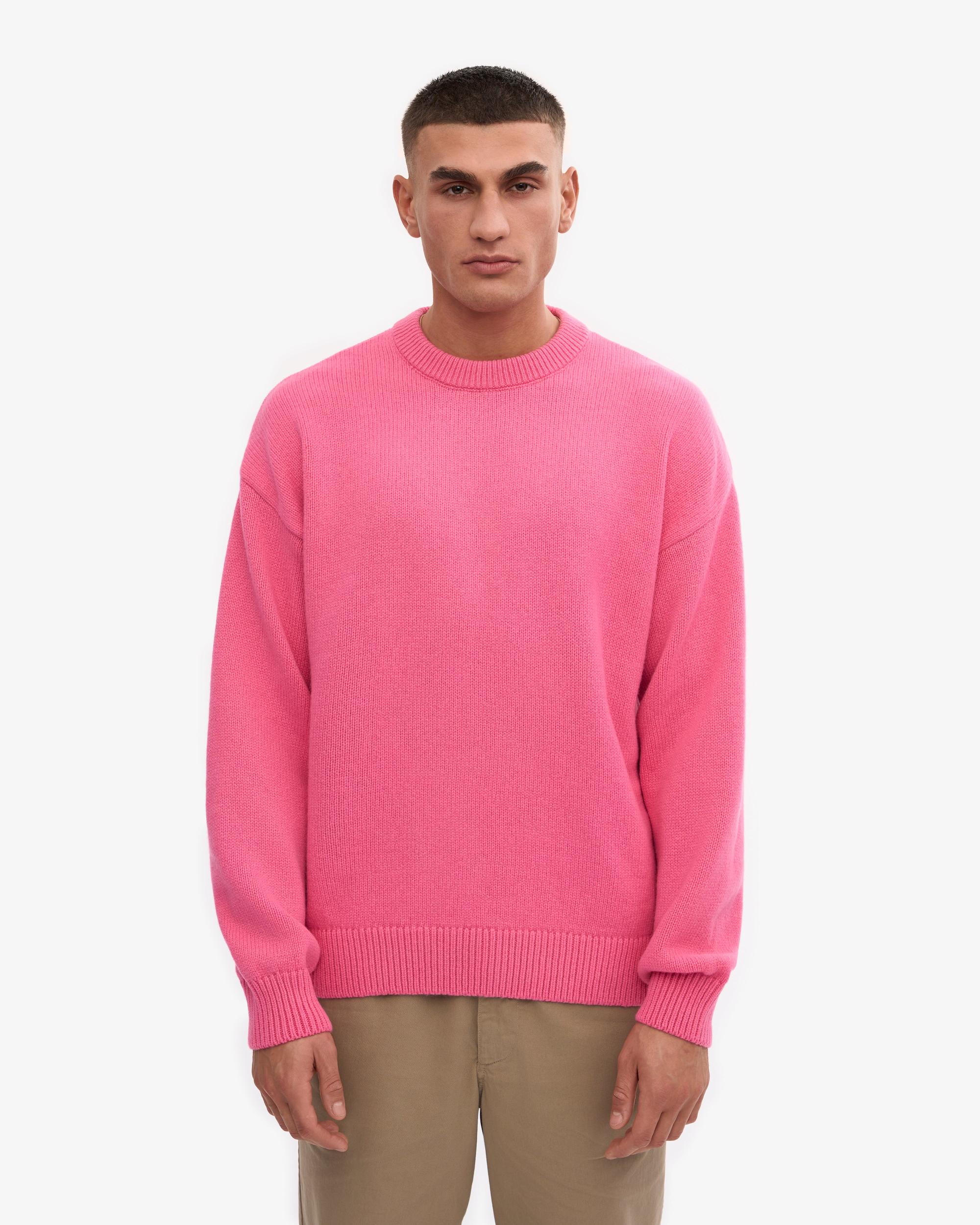 Oversized Merino Wool Crew - Purple Haze Product Image