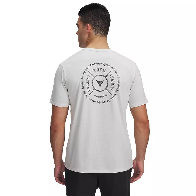 Mens Under Armour Project Rock Wire Short Sleeve Graphic Tee Product Image
