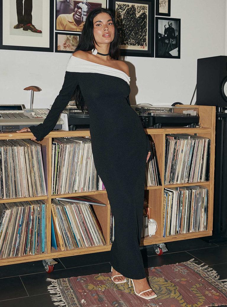 Anya Maxi Dress Black Product Image