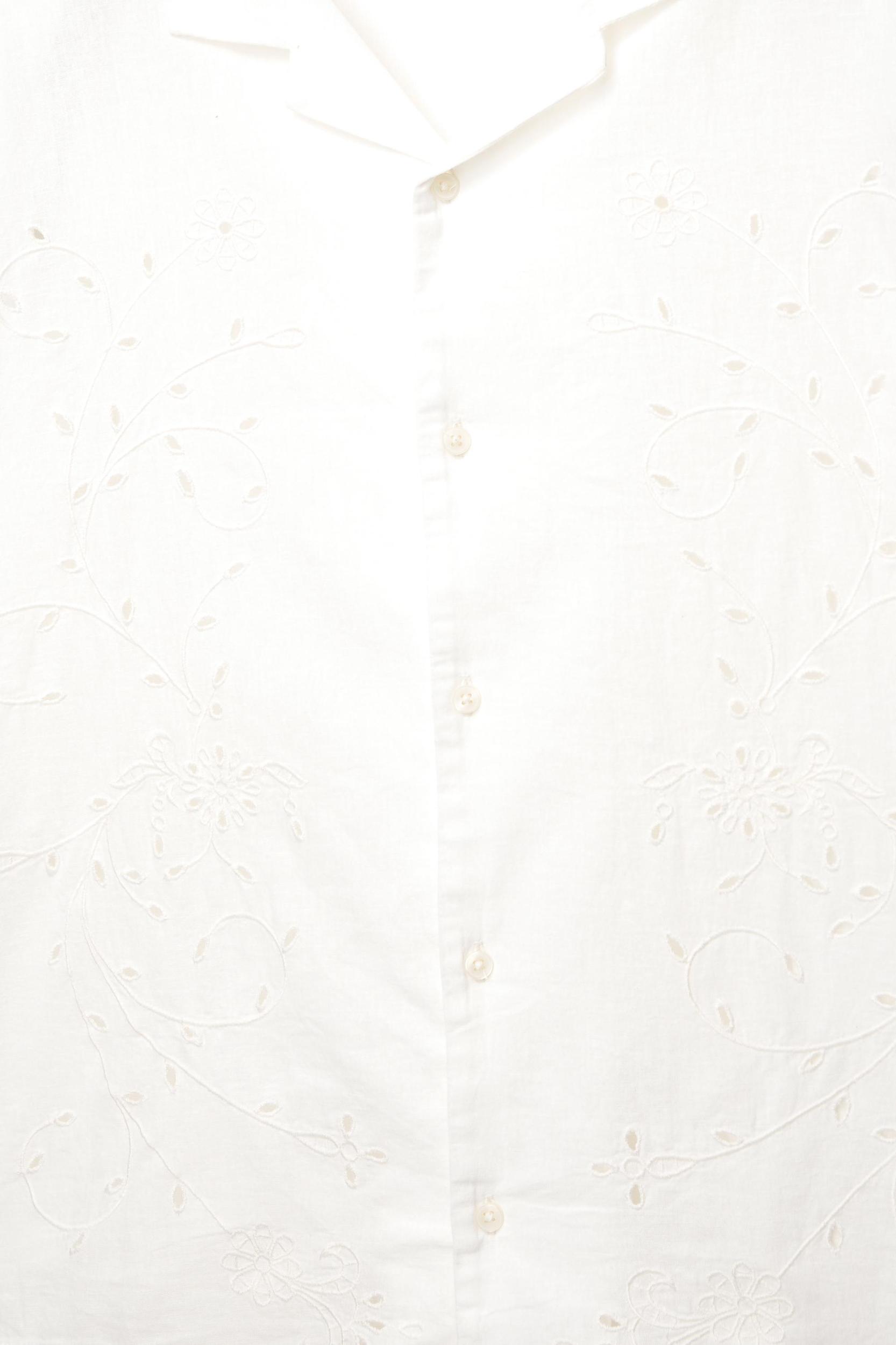 Shirt with floral embroidery Product Image