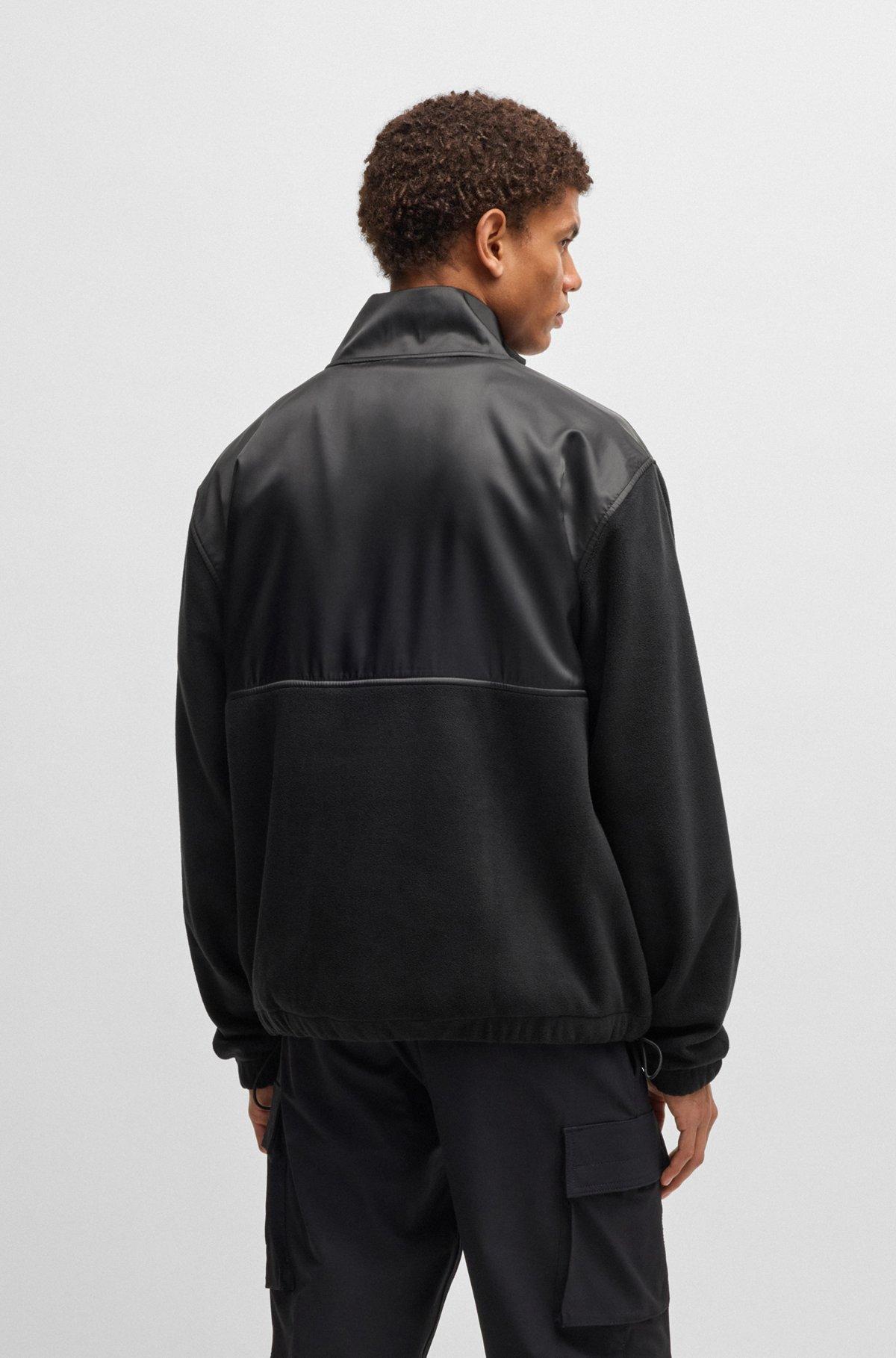 BOSS x NFL fleece sweatshirt with gold-tone trims Product Image